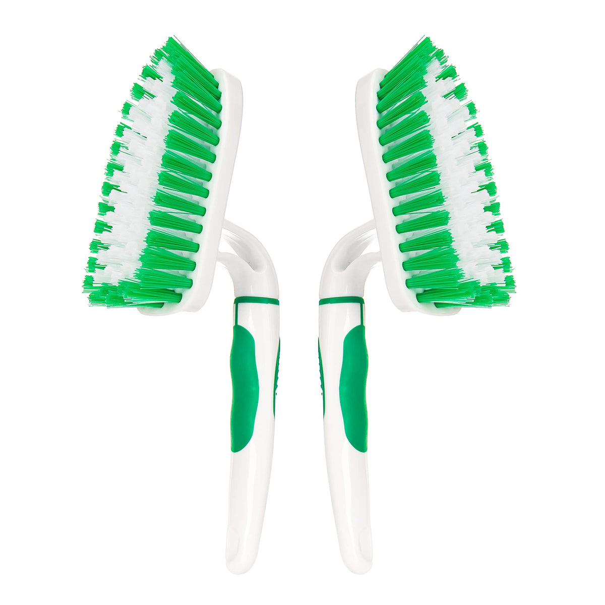 2 Pack Scrub Brush for Cleaning with Long Handle (2 Count)