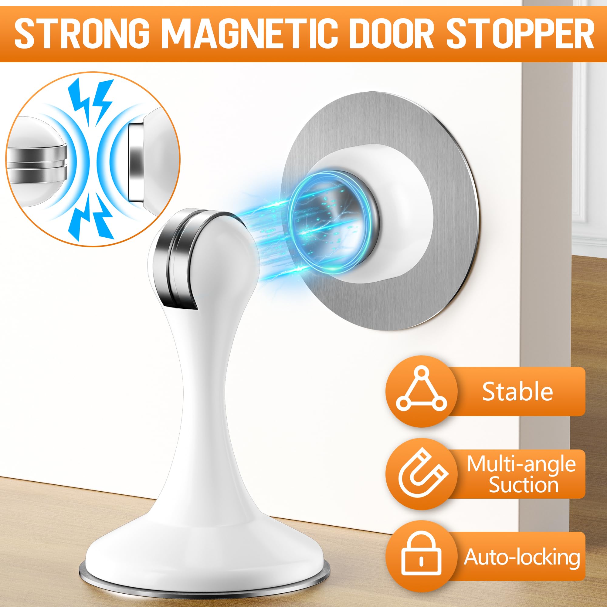 Magnetic Door Stoppers (6 Count)