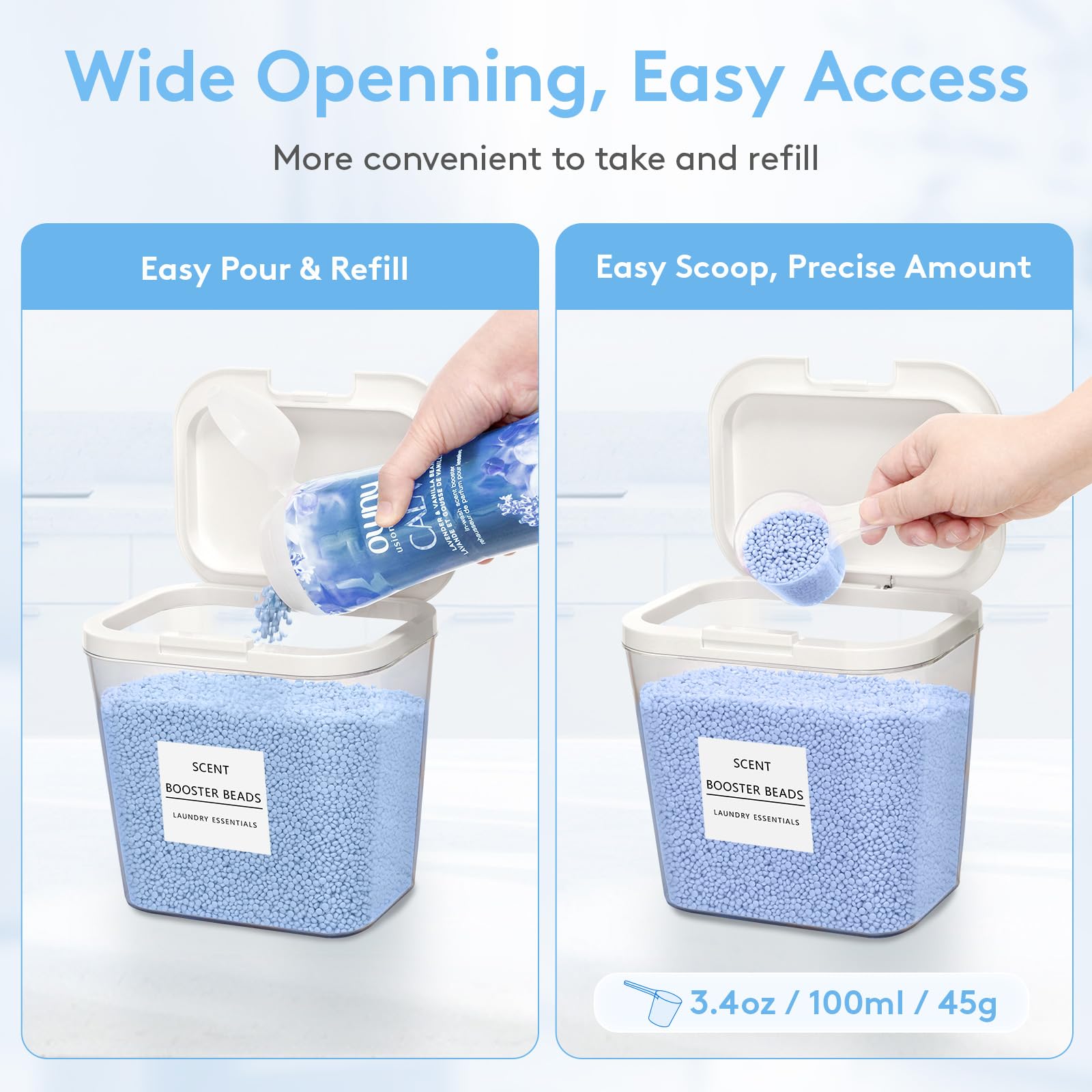 Laundry Pods Container with Pop (2 Count)