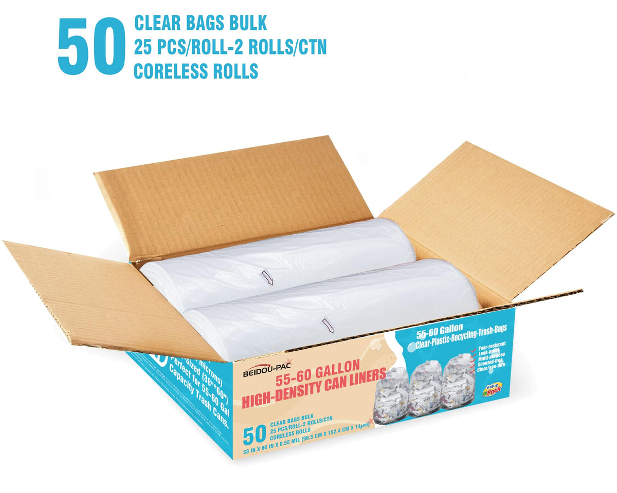 55 60 Gallon Trash Bags (50 Count)