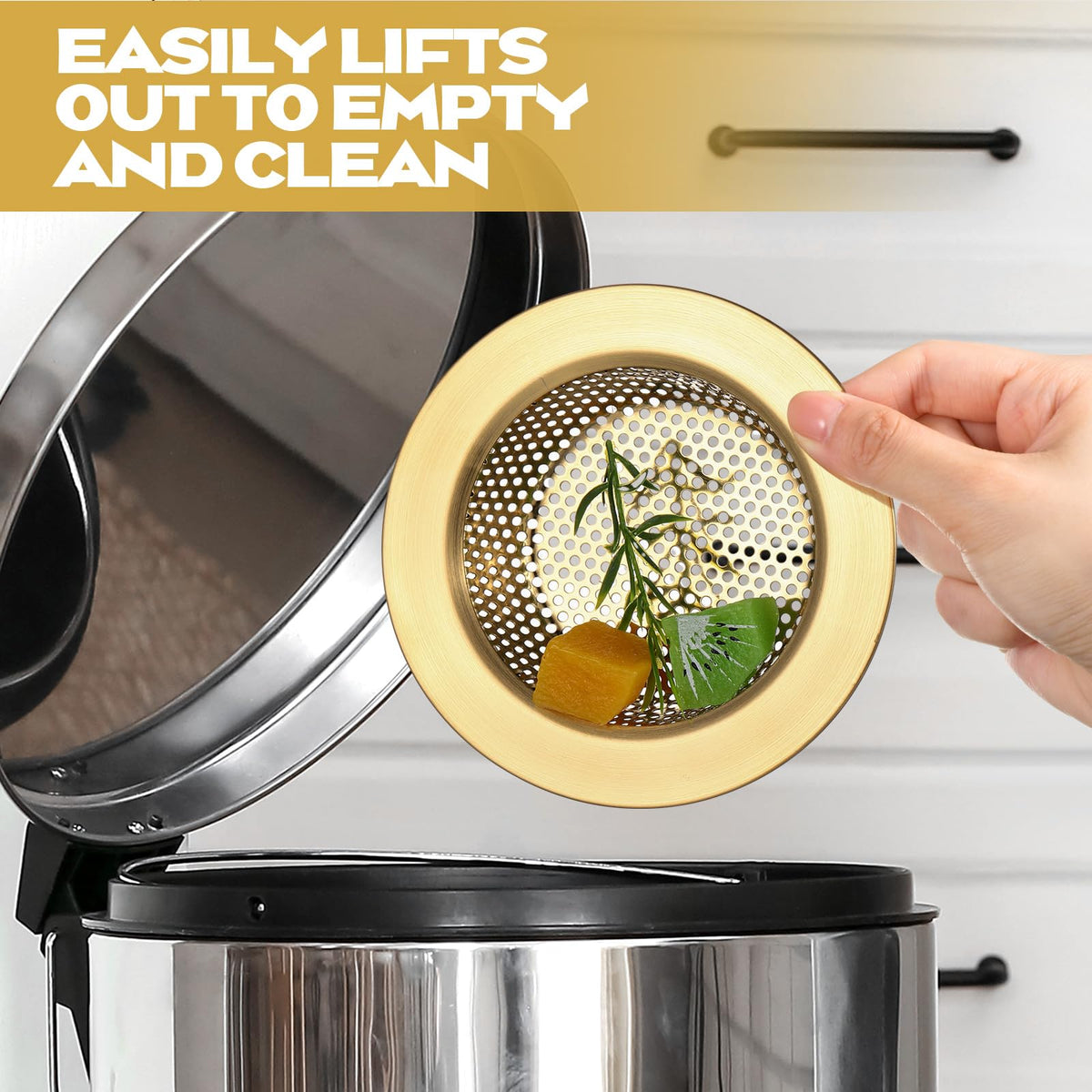 2 Pcs Kitchen Sink Drain Strainer 4.4 Inch (2 Count)