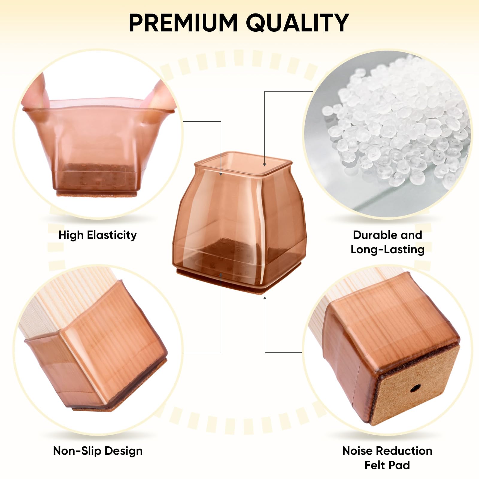 Silicone Chair Leg Floor Protectors