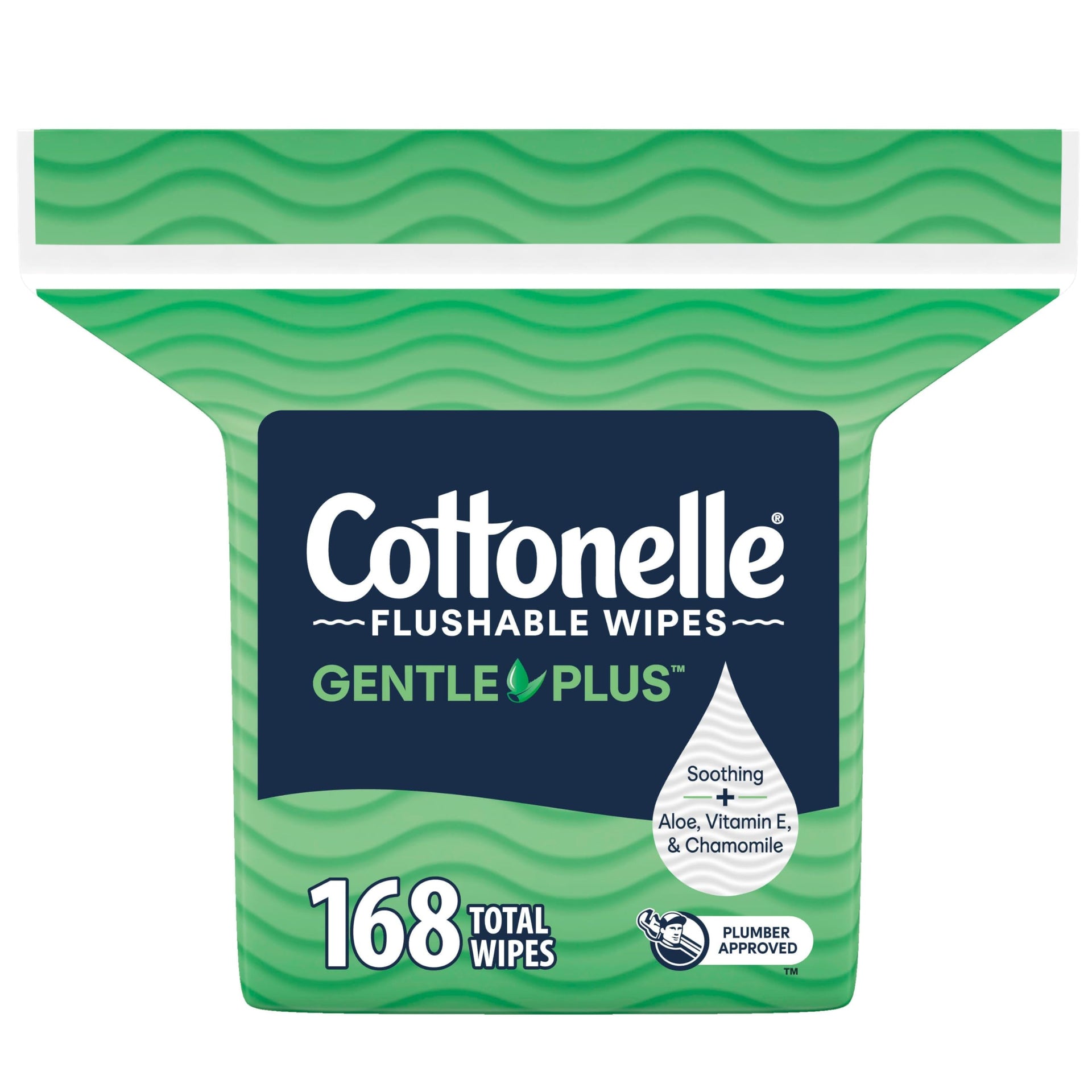 GentlePlus Flushable Wipes (168 Count)