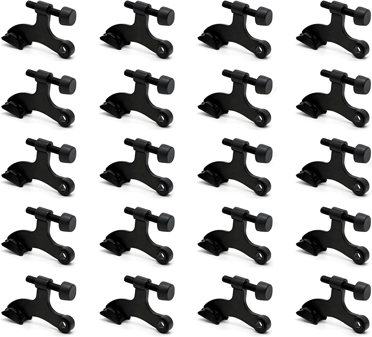 20 Pack Hinge Pin Black Door Stopper (20 Count)