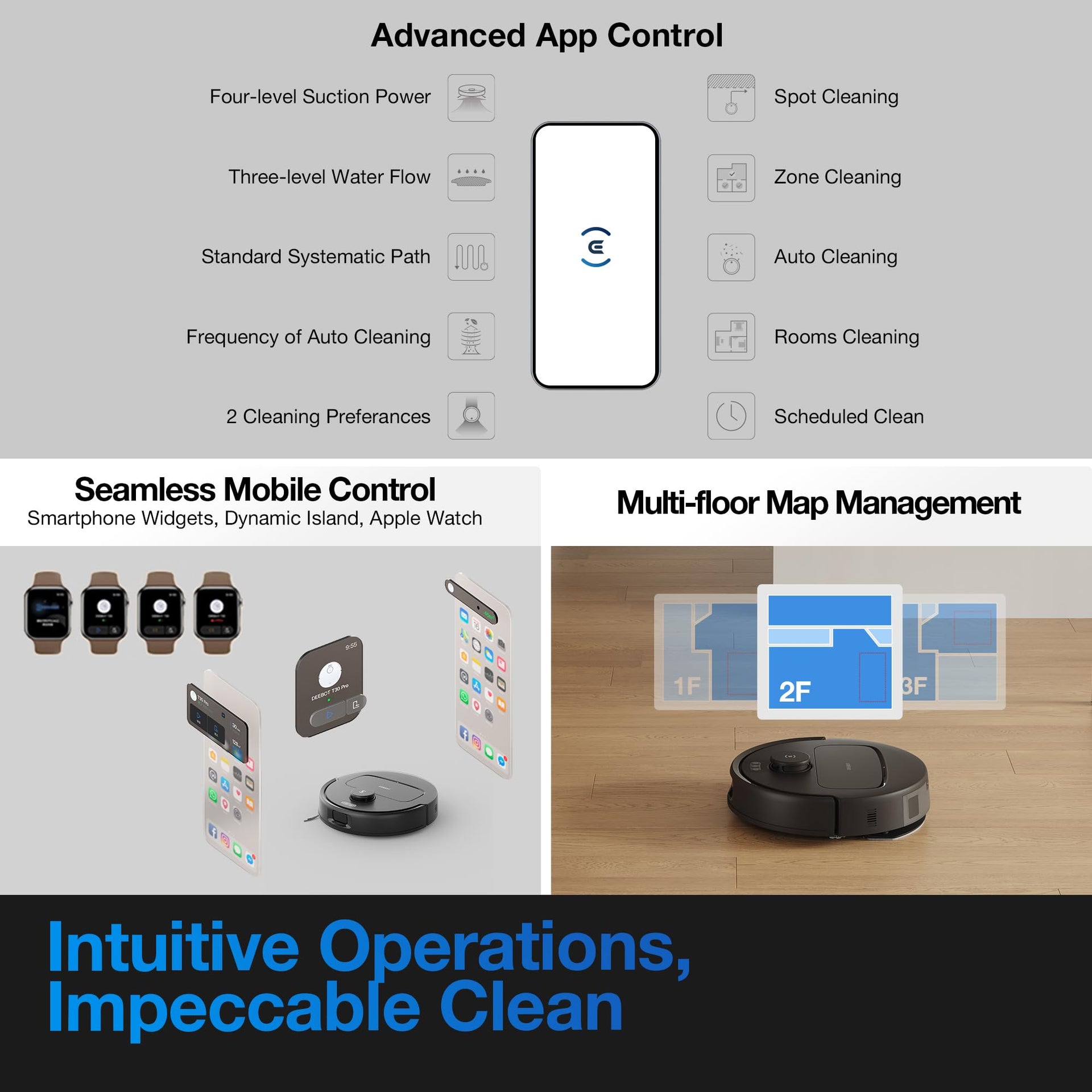 DEEBOT N20e Plus Robot Vacuum and Mop