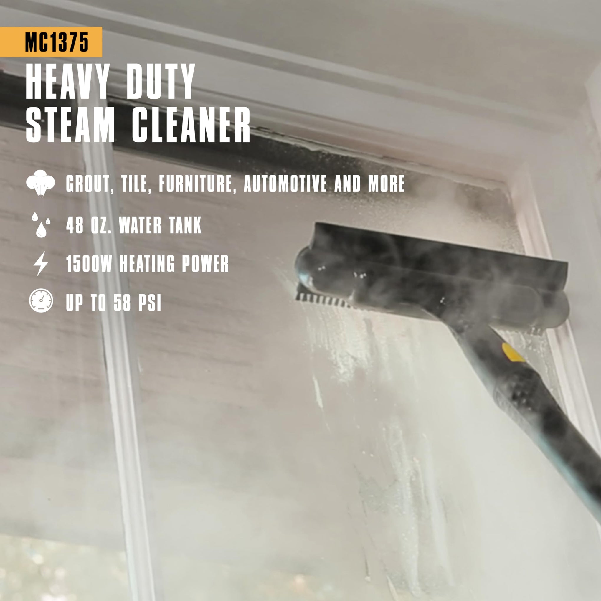 MC1375 Canister Steam Cleaner