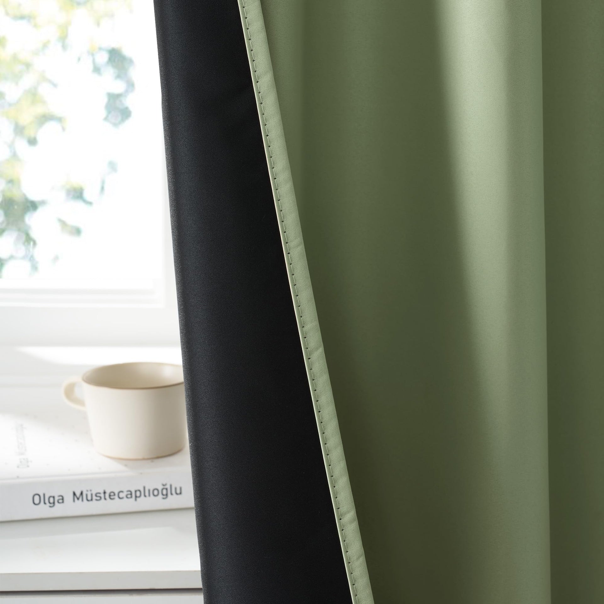 Bedroom Blackout Curtains 63 inches Long (2 Count)
