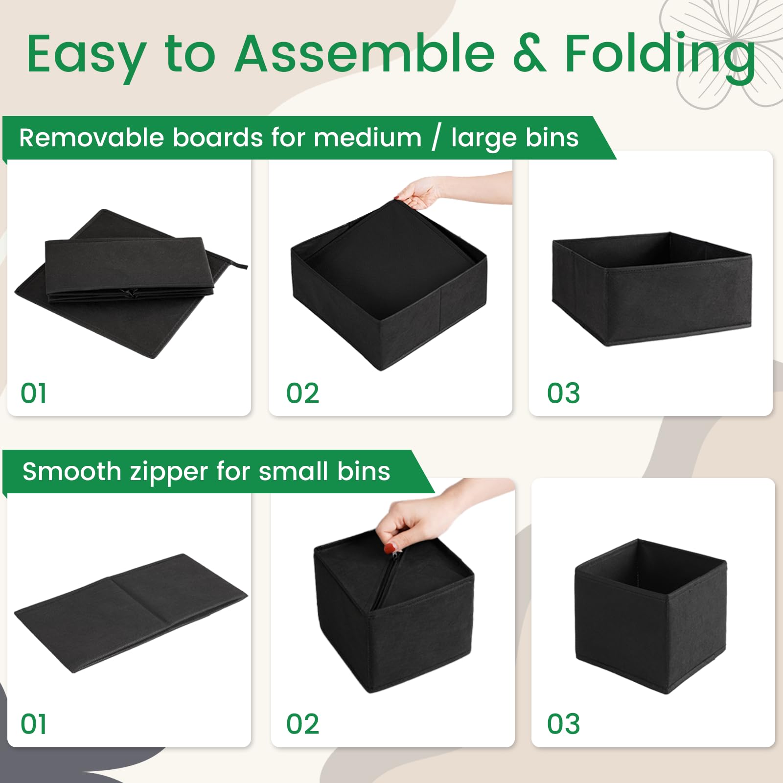 Drawer Organizer Clothes (24 Count)