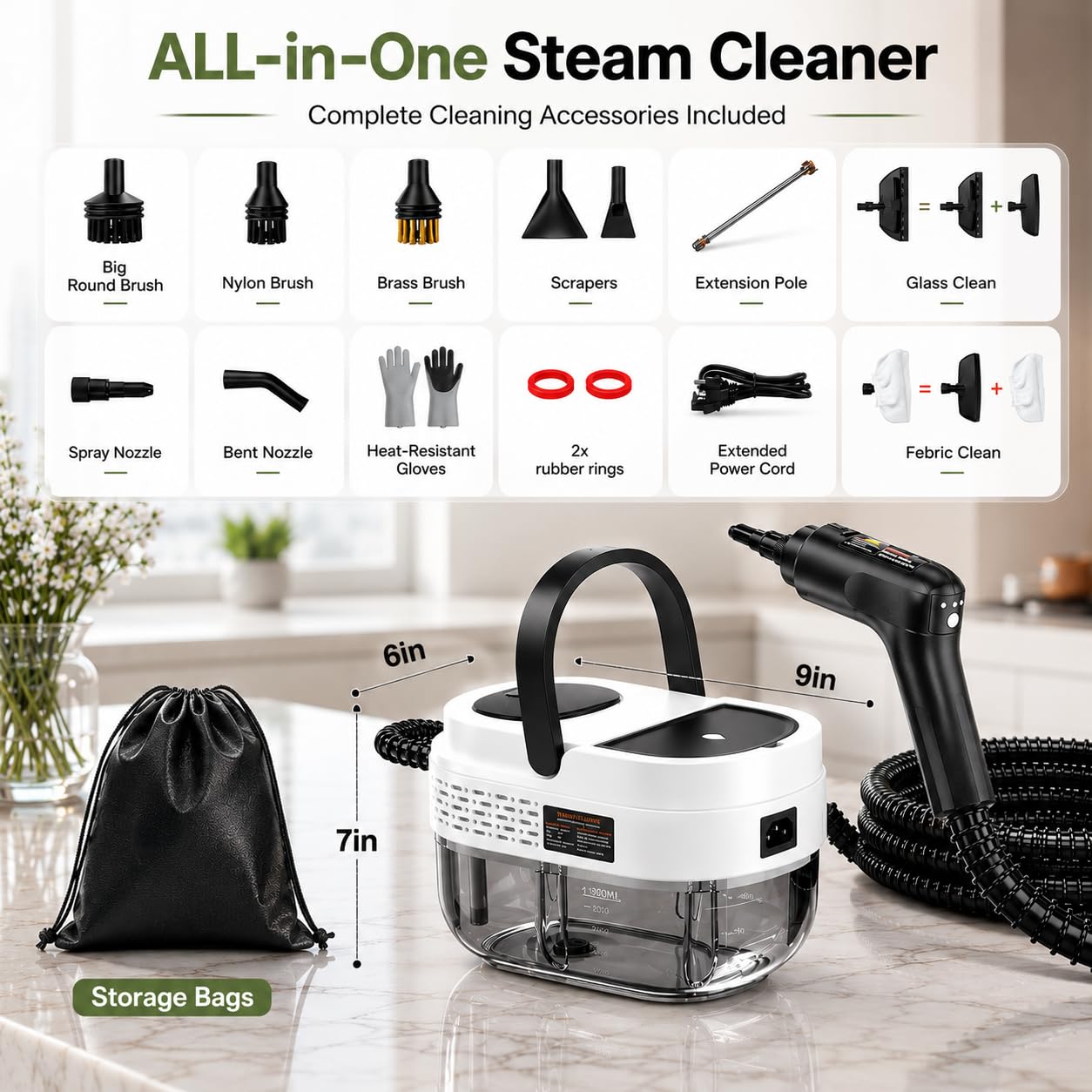 Handheld Steam Cleaner for Home