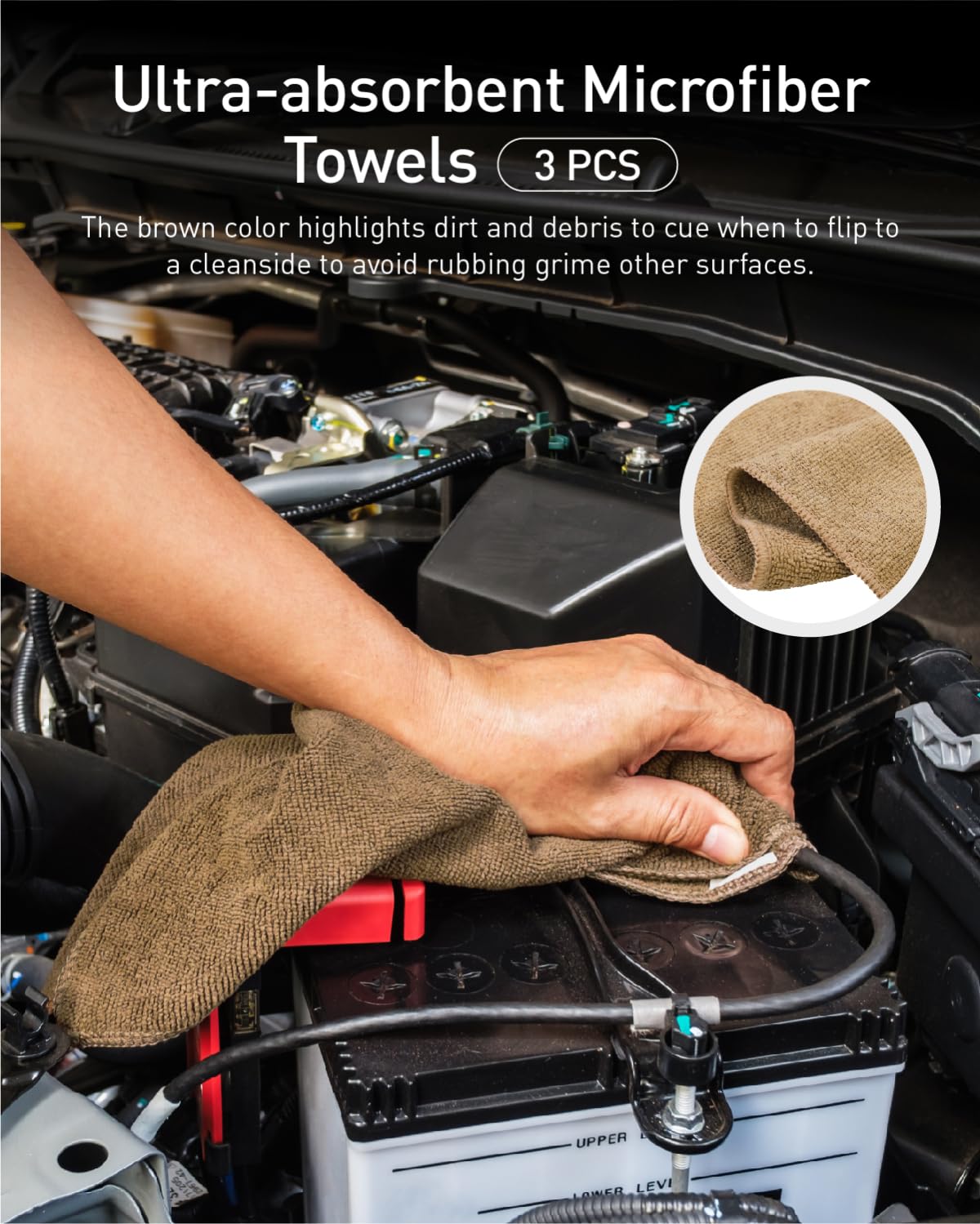 9PCS Car Detailing Brush Set