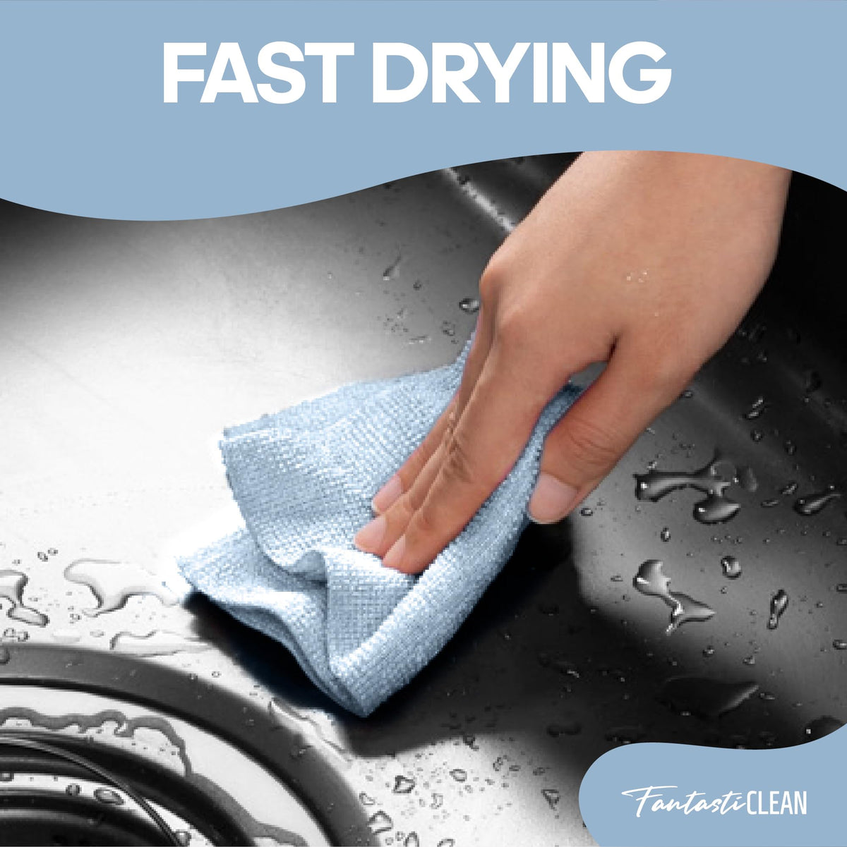 Microfiber Cleaning Cloth Roll (60 Count)