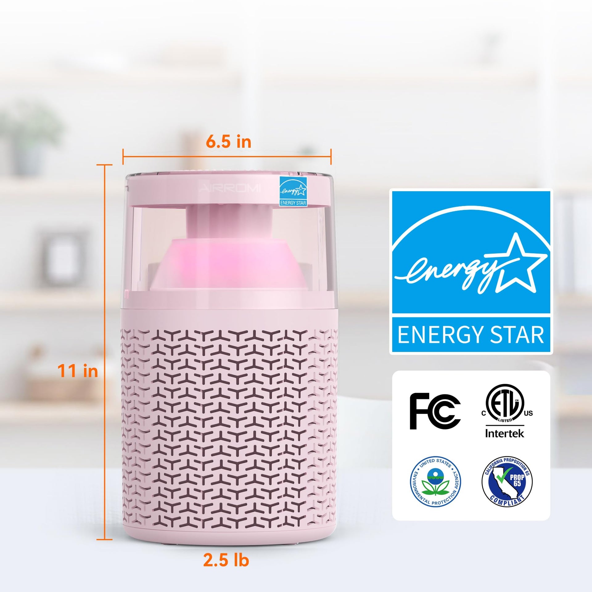 Pet Air Purifier for Home & Bedroom