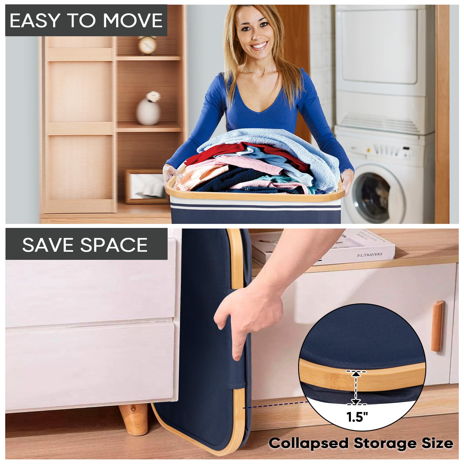 Laundry Hamper with Lid