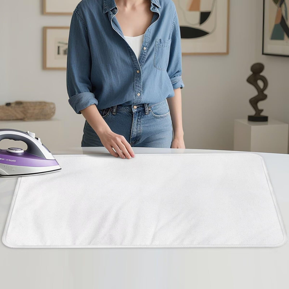 Custom Ironing Mat Pad for Table Printed Portable Travel Personalized Ironing Board Covers Pattern Pressing Mat Heat Press Pads 32x16 Inches