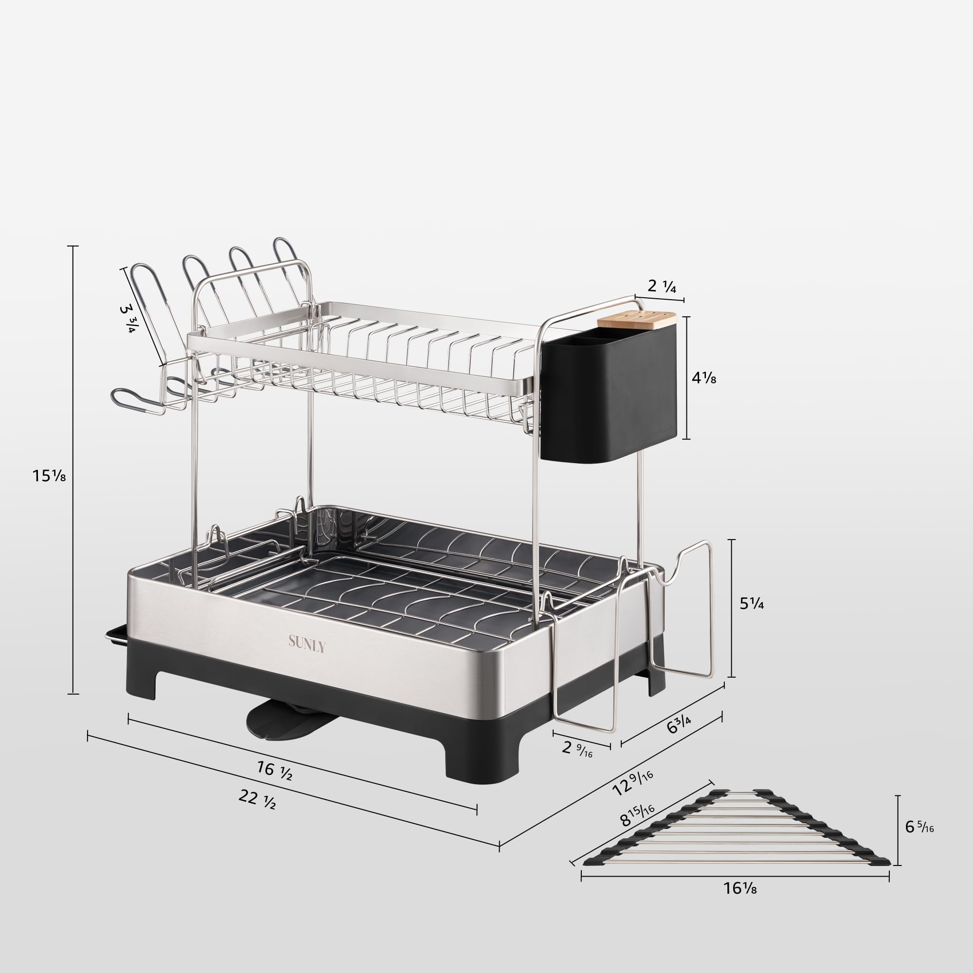 2 Tier Dish Drying Rack