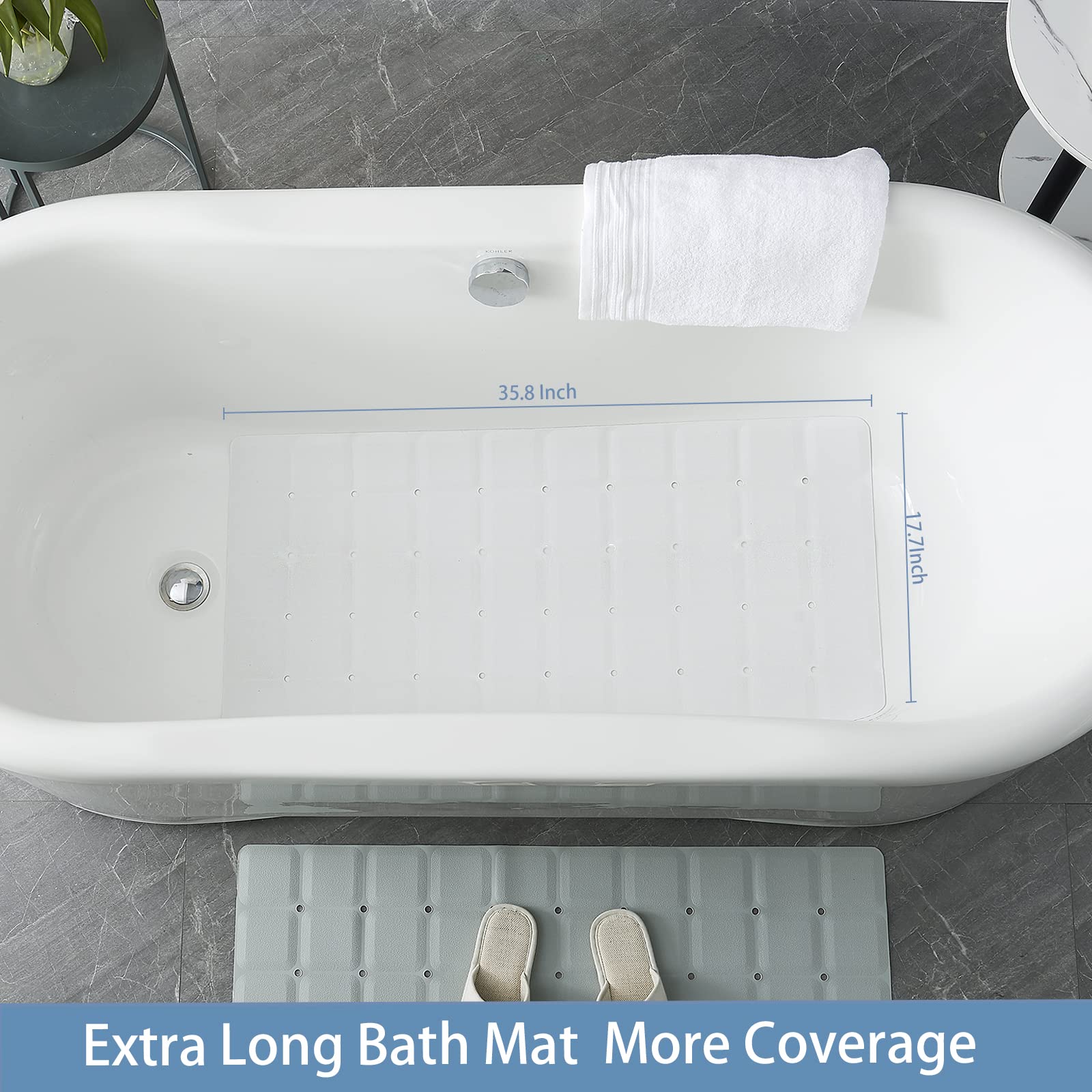 Foldable Silicone Bathtub Mat