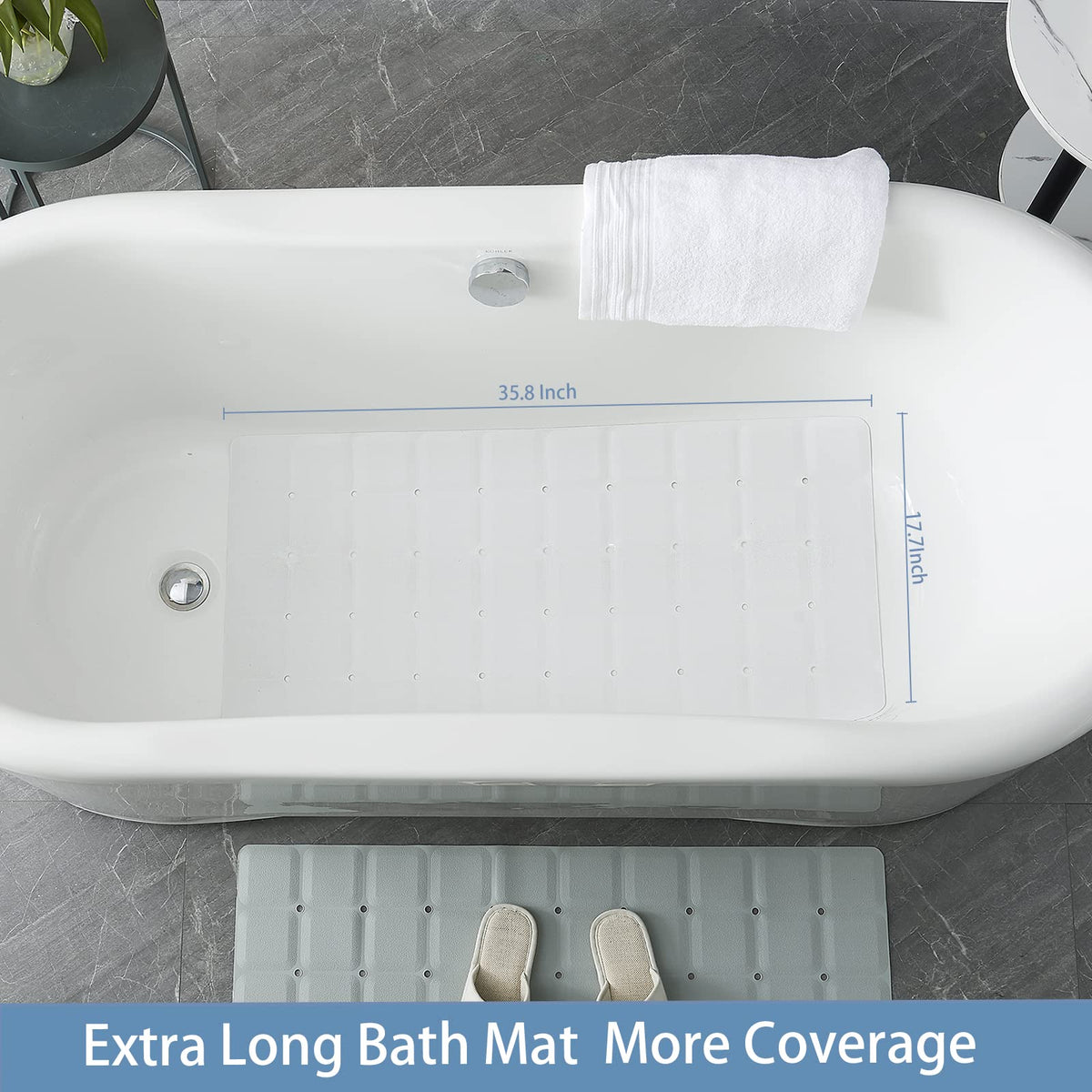 Foldable Silicone Bathtub Mat