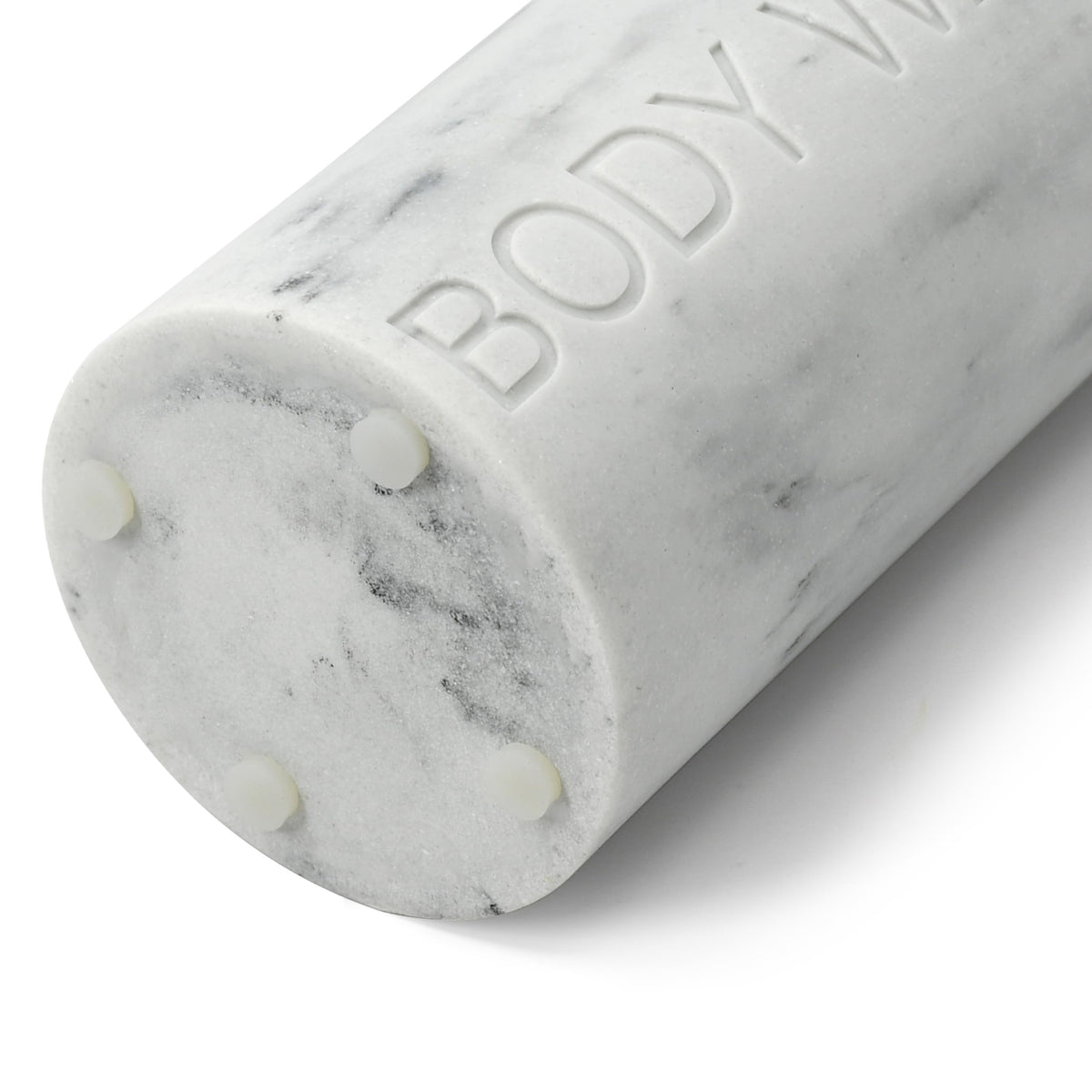 Resin White Marbled Body Wash Engraved Bottle Refillable Pump Dispenser