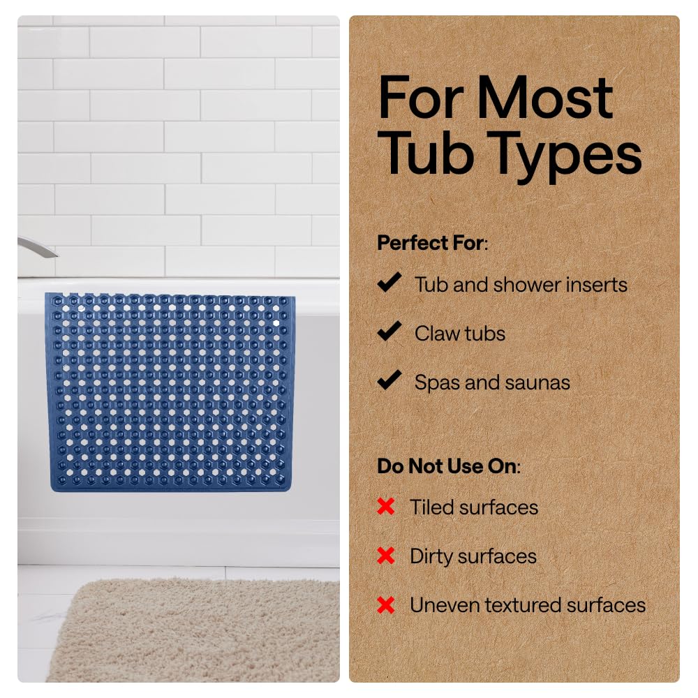 Patented Bath Tub Shower Mat