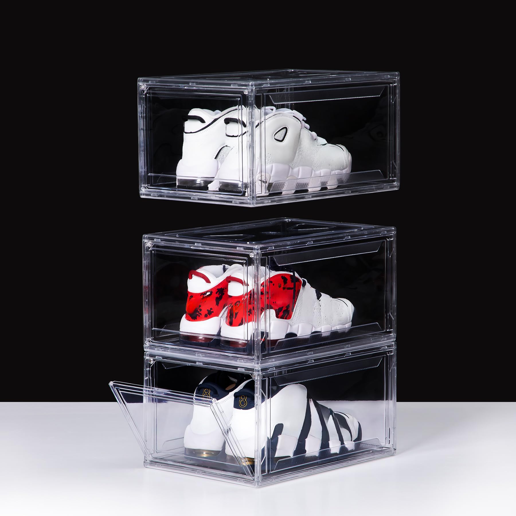 3 Pack Acrylic Shoe Boxes (3 Count)
