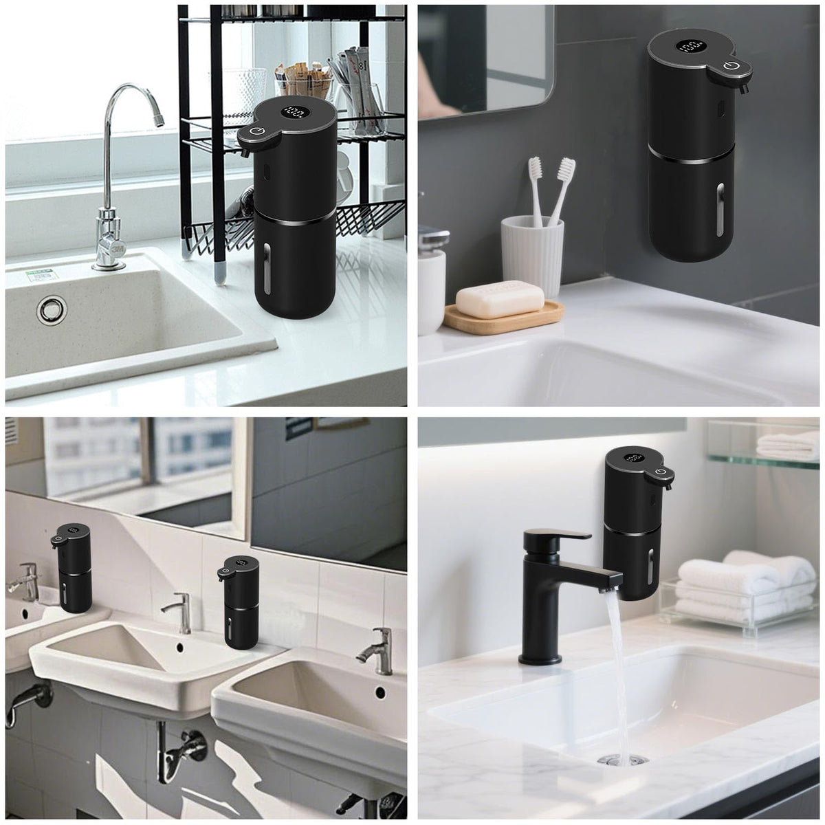 2 Pack Automatic Liquid Soap Dispenser Touchless