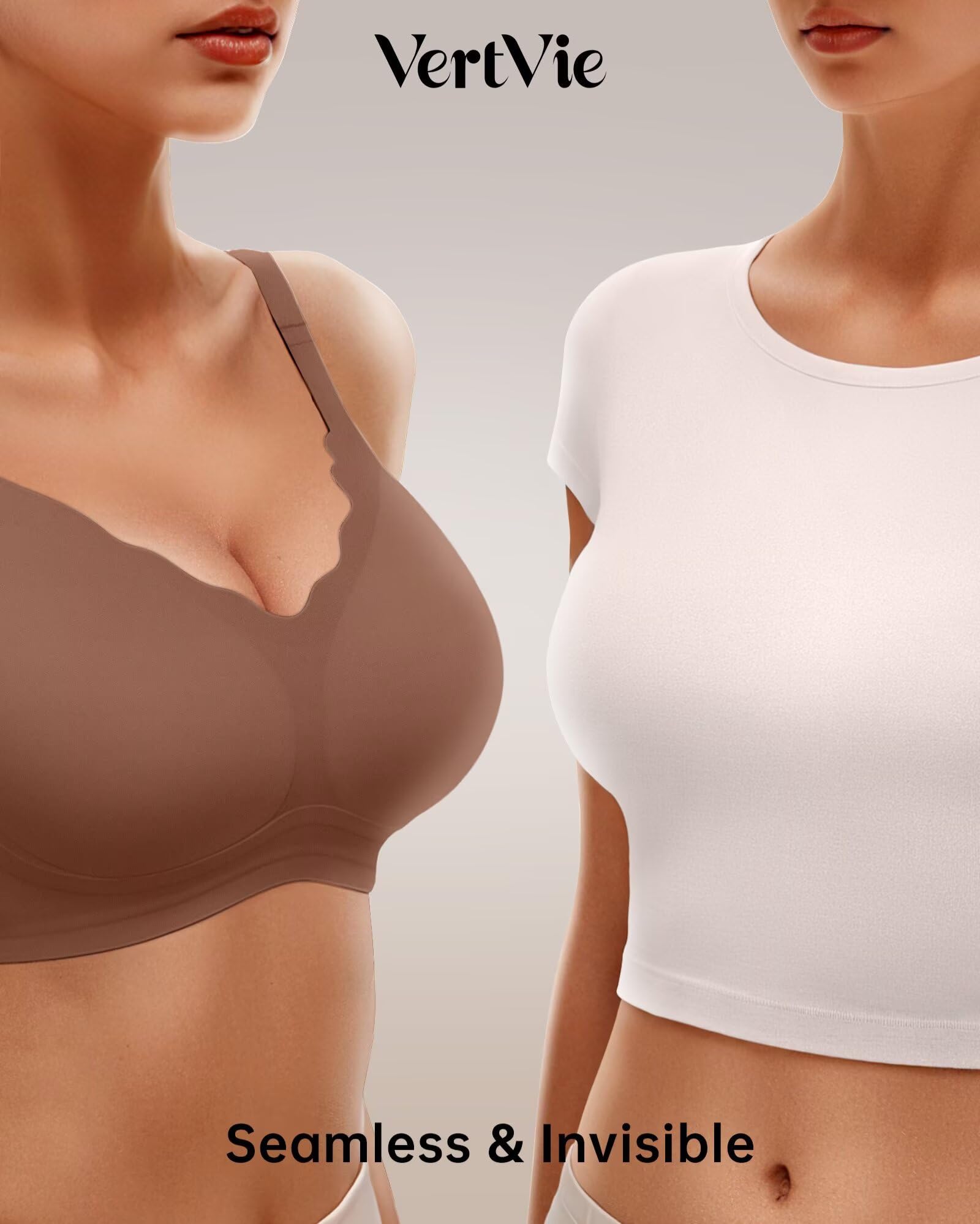 Seamless Jelly Bra No Underwire Supportive Bralette