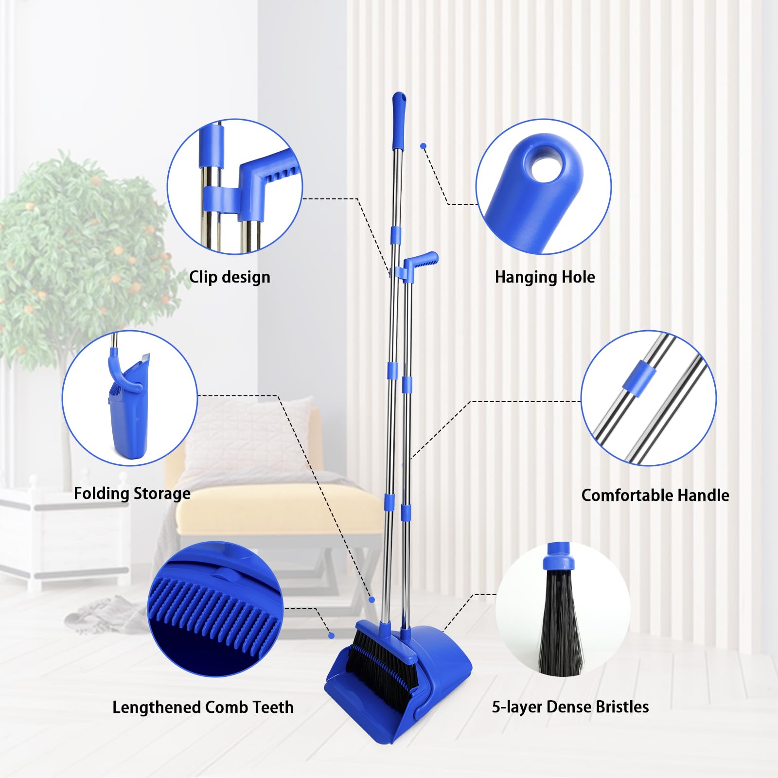 Broom and Dustpan Set
