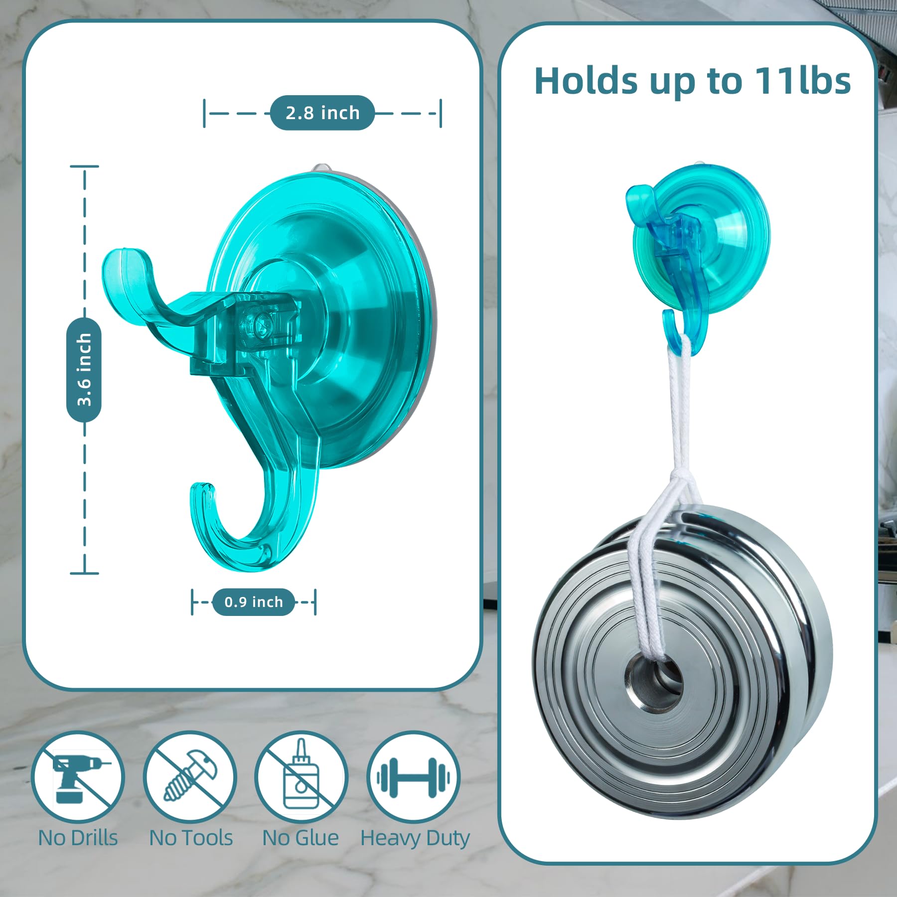 Suction Cup Hooks (5 Count)