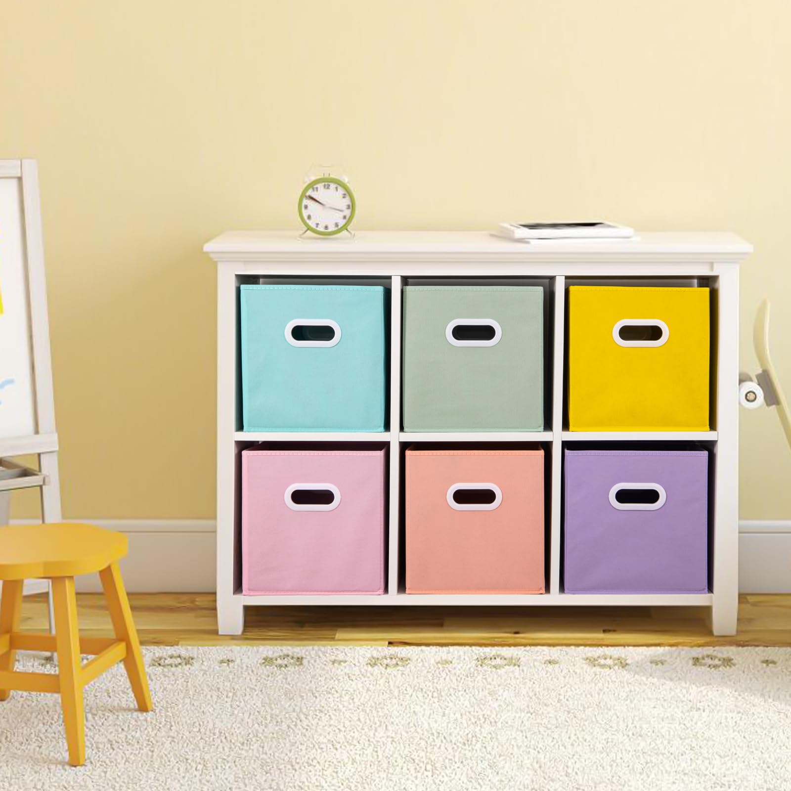 Fabric Storage Cubes Bins (6 Count)