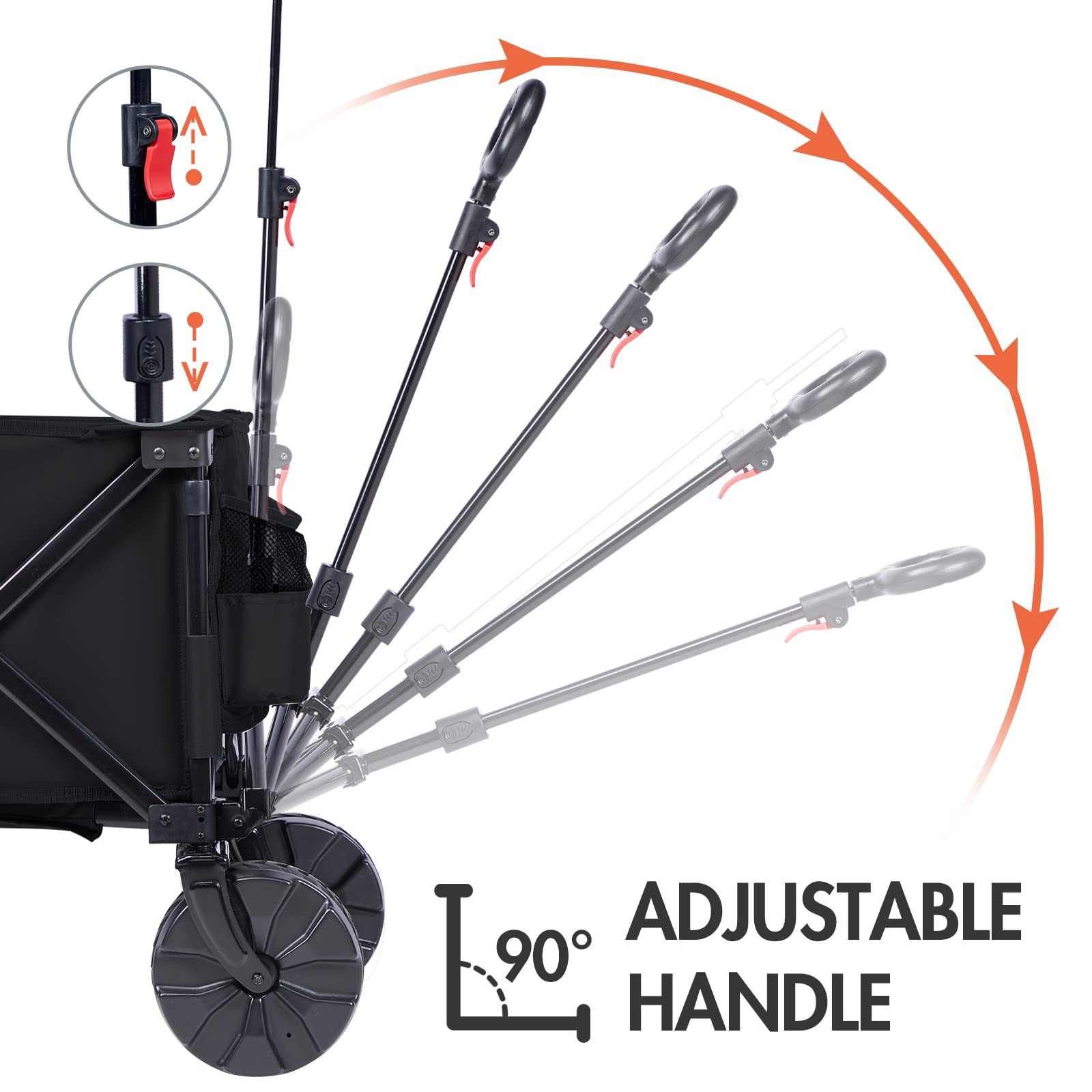 Folding Wagon Black