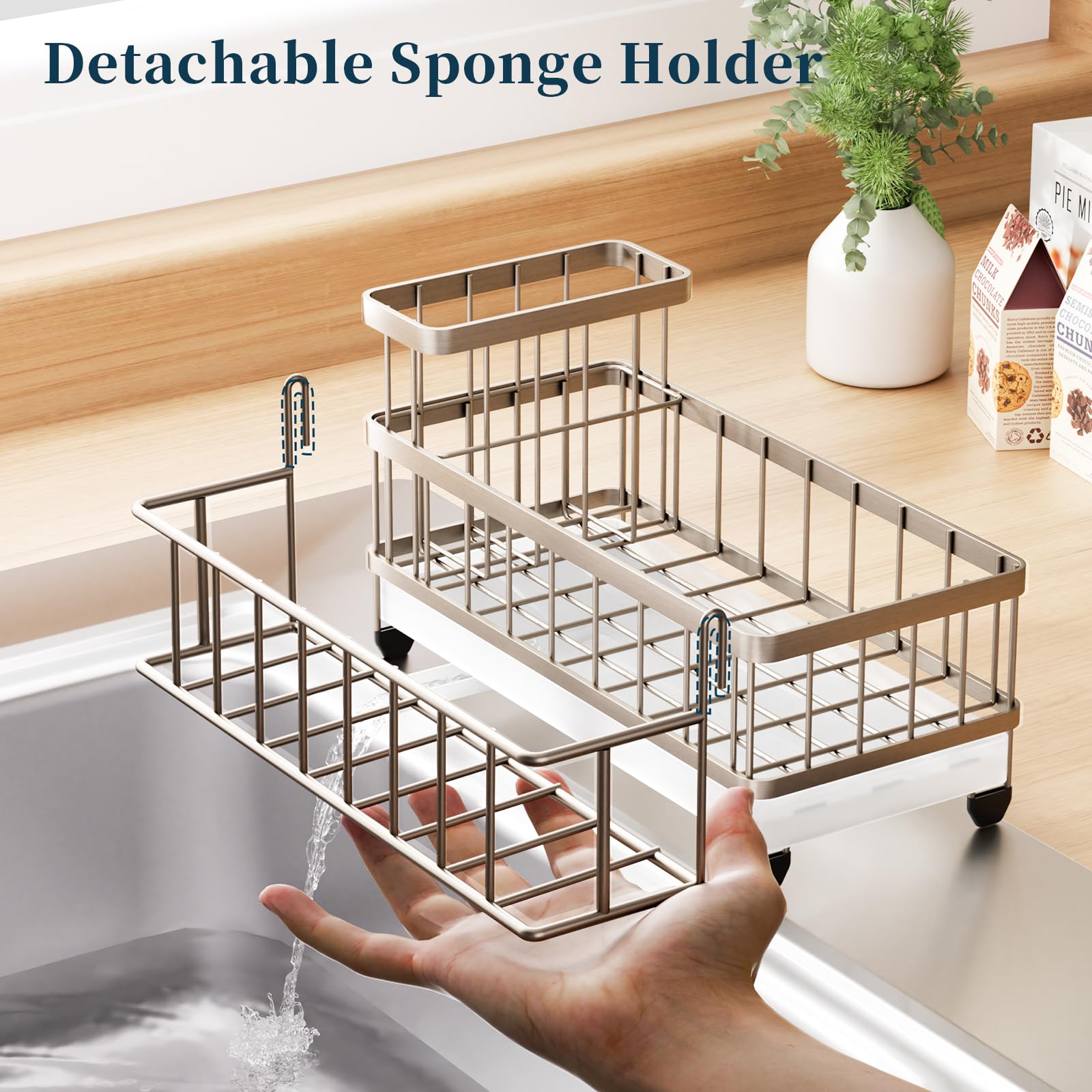 Sponge Holder for Kitchen Sink