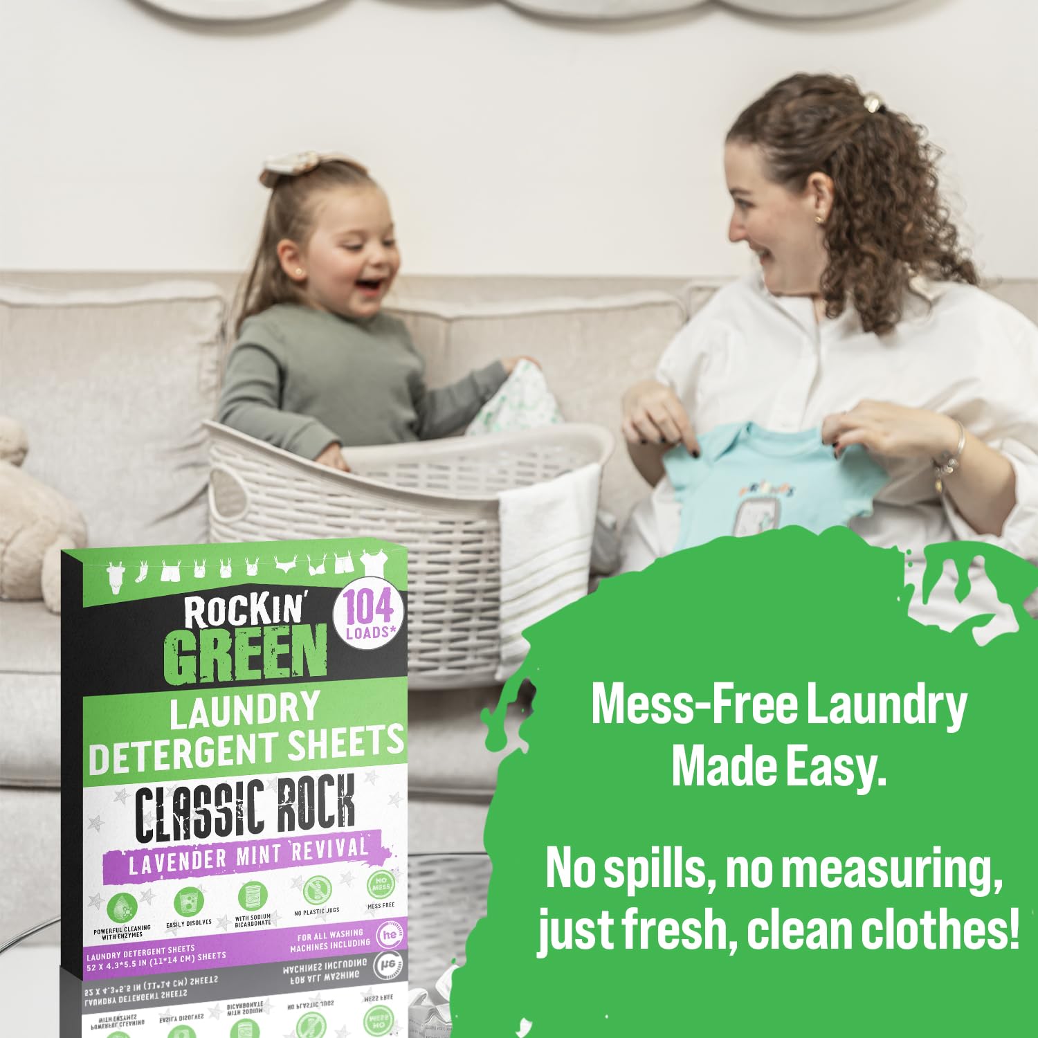 Natural Detergent Sheets (102 Count)