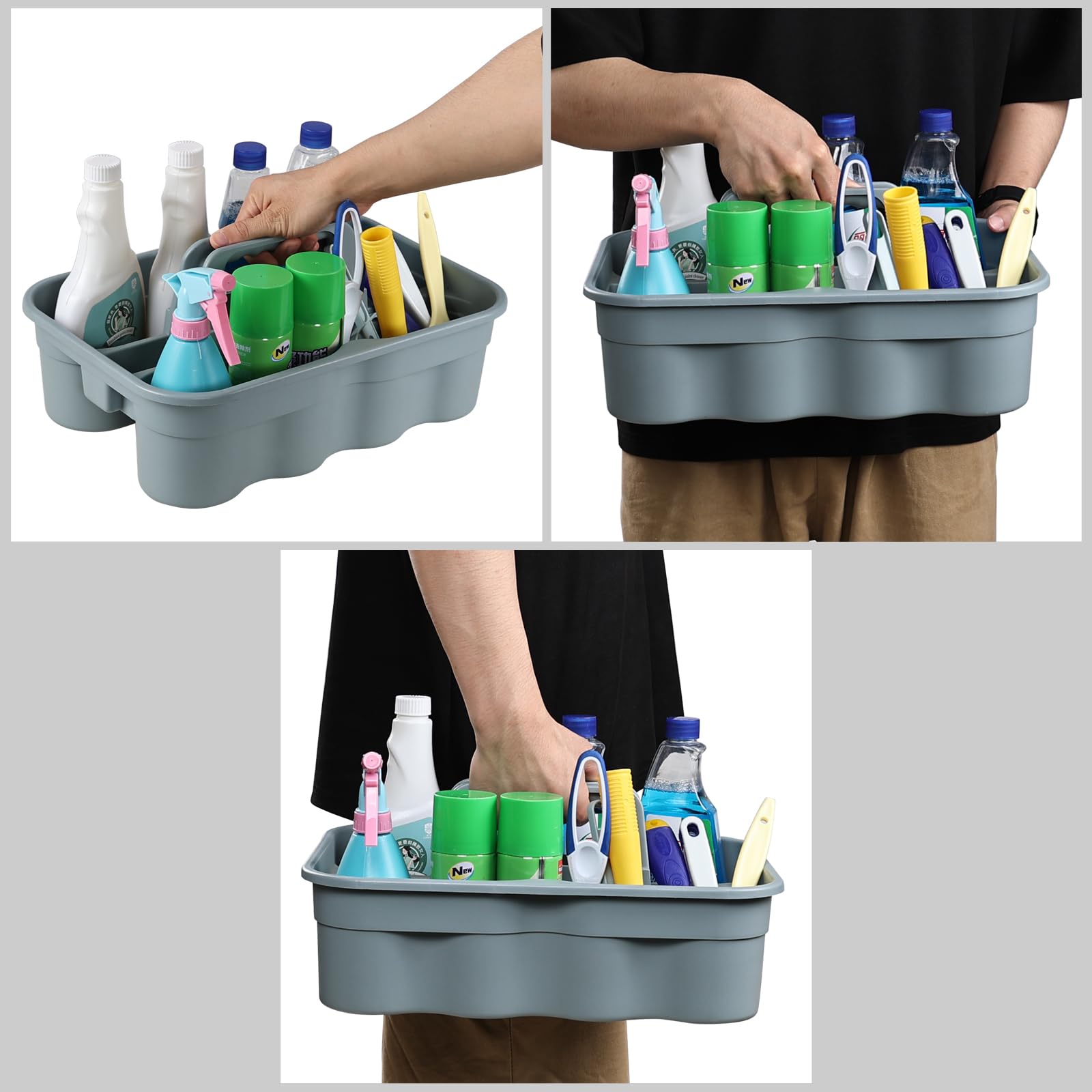 Cleaning Caddy Organizer with Handle (6 Count)