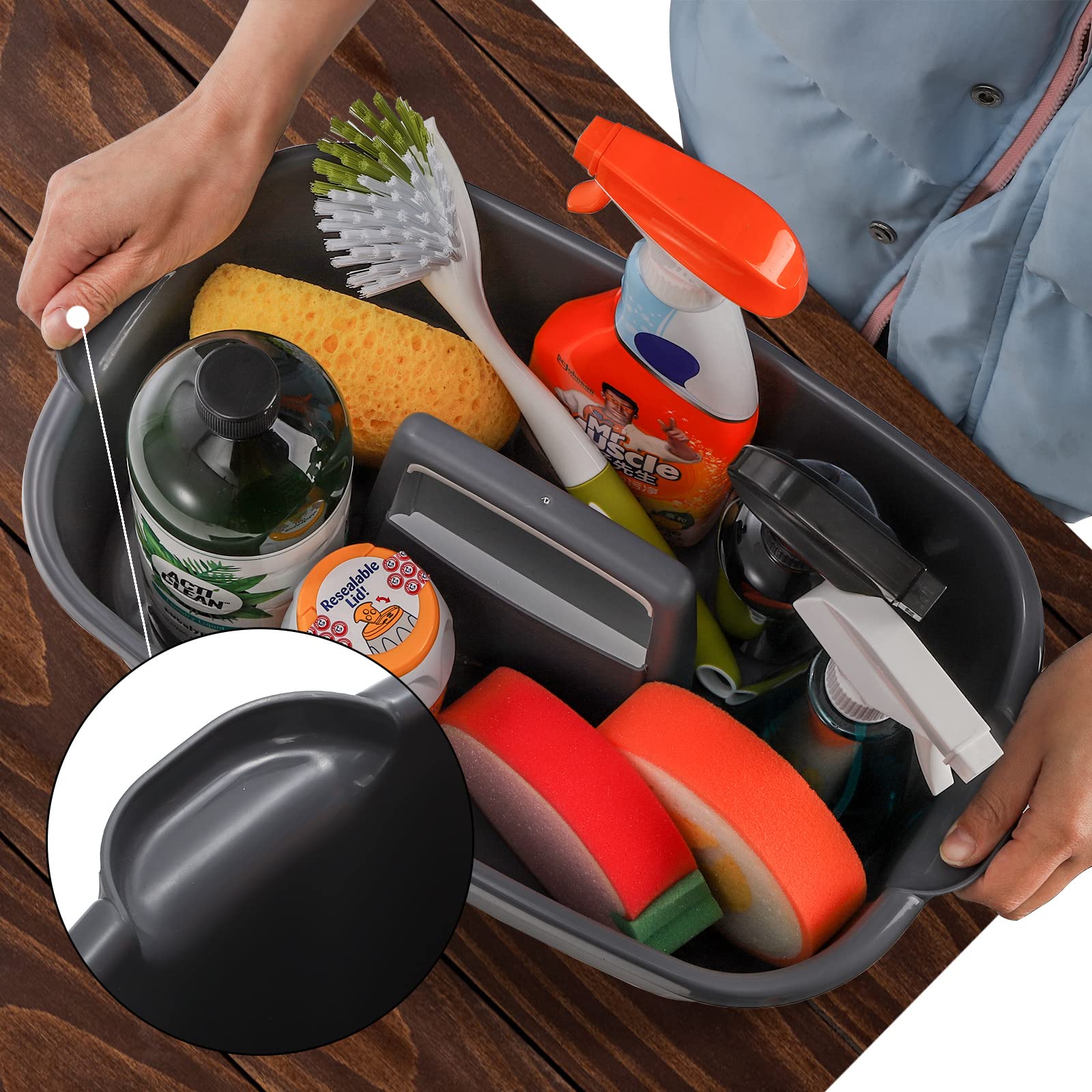 2 Pack Cleaning Supplies Caddy (2 Count)
