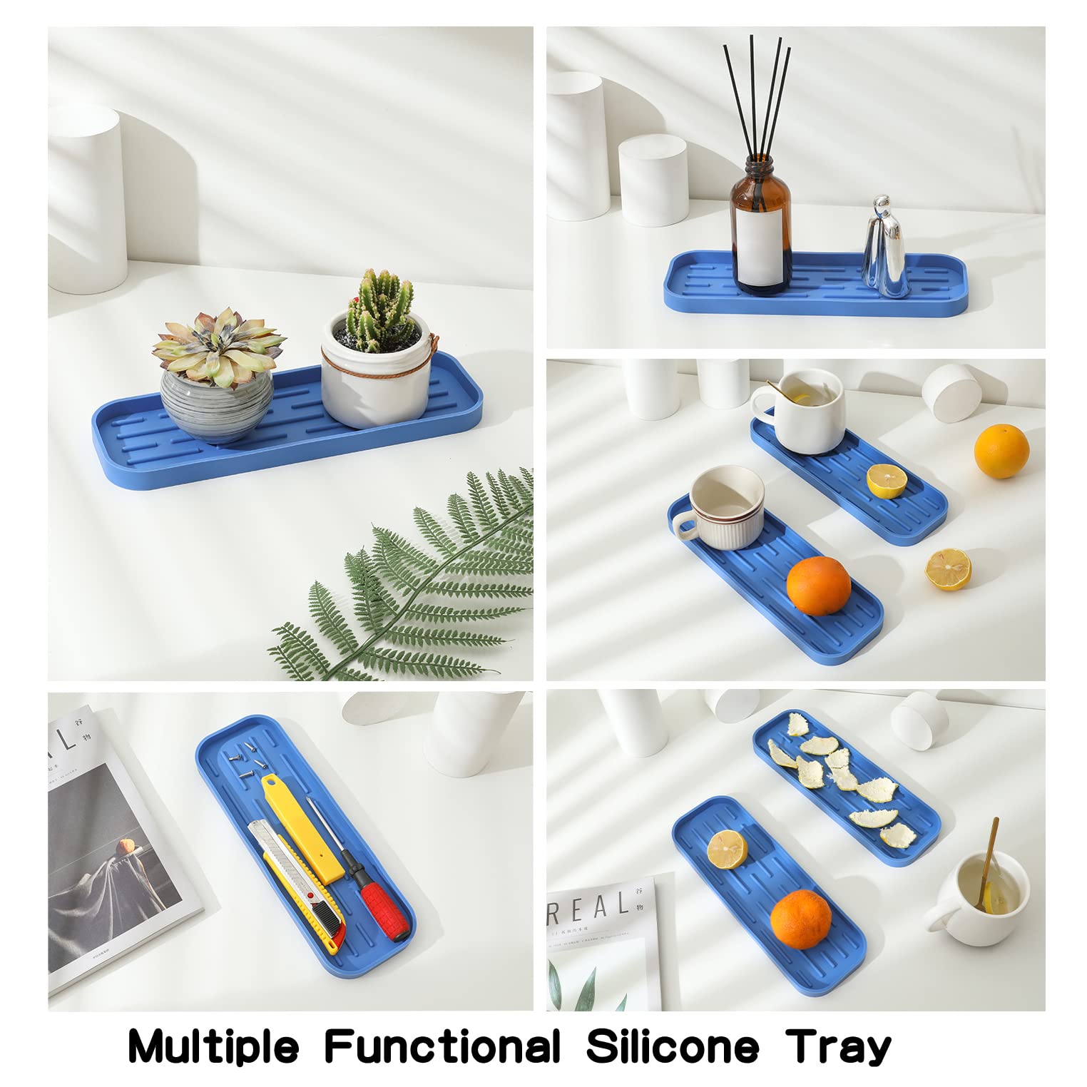 Silicone Kitchen Sink Organizer Tray for Multiple Usage