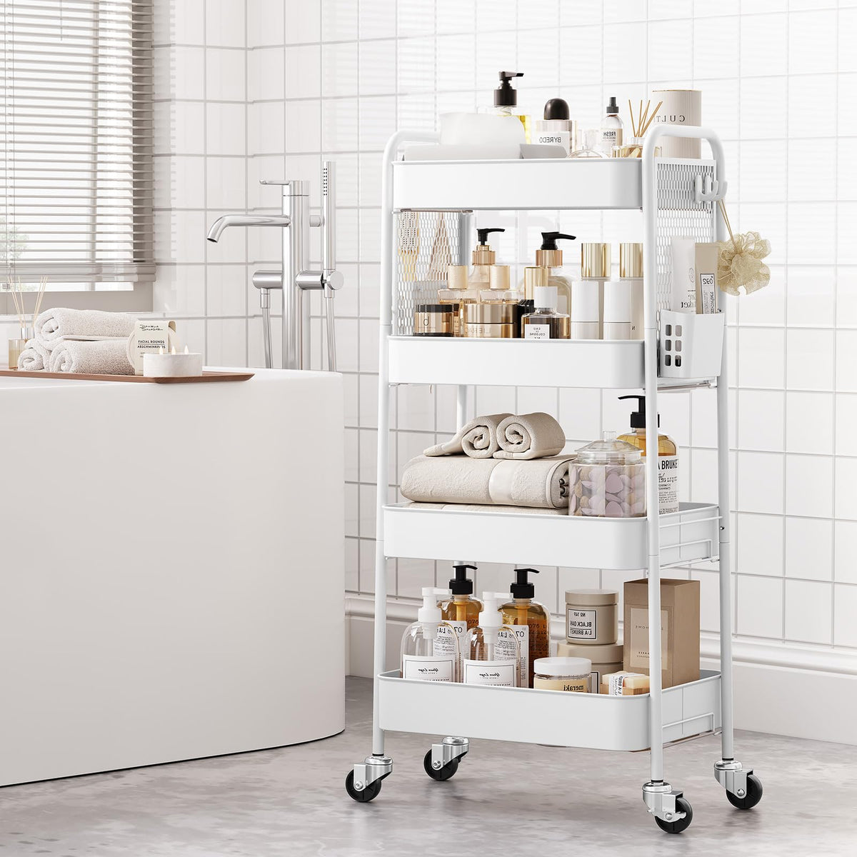 4 Tier Rolling Cart