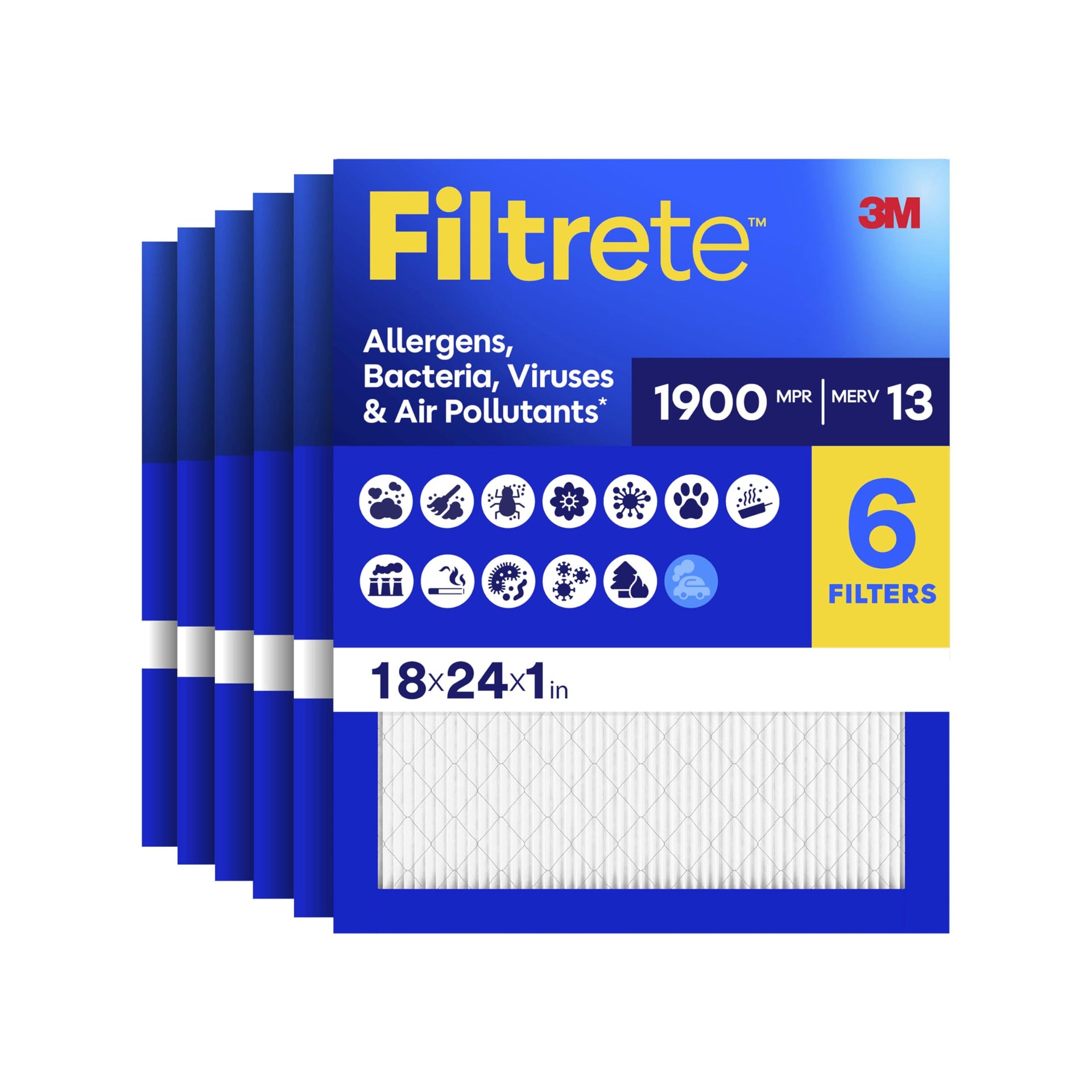 18x24x1 Air Filter (6 Count)
