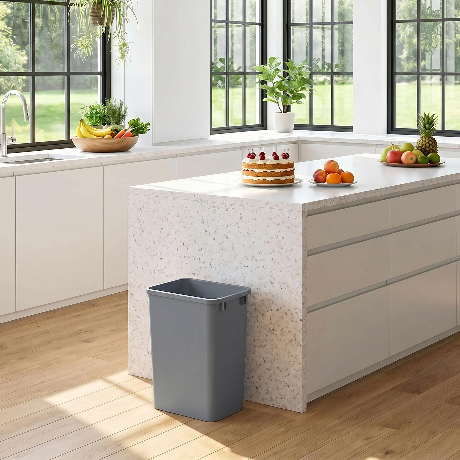 35QT Kitchen Trash Can