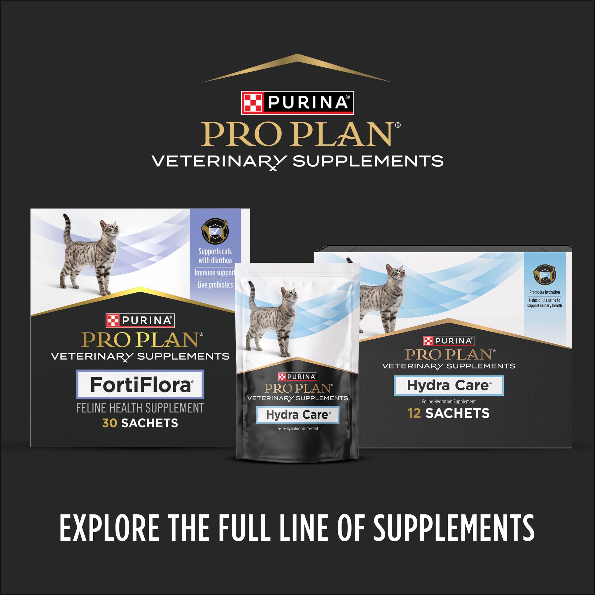 FortiFlora Daily Probiotic Powder Supplement for Cats with Digestive Support and Immune System for Occasional Diarrhea (30 Count)