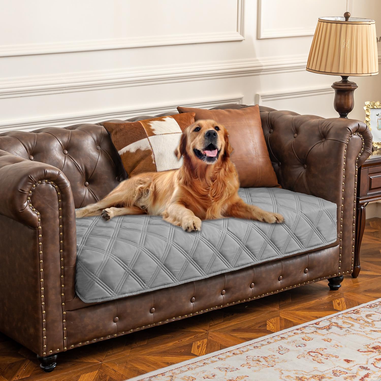 Waterproof Dog Bed Cover Pet Blanket with Anti