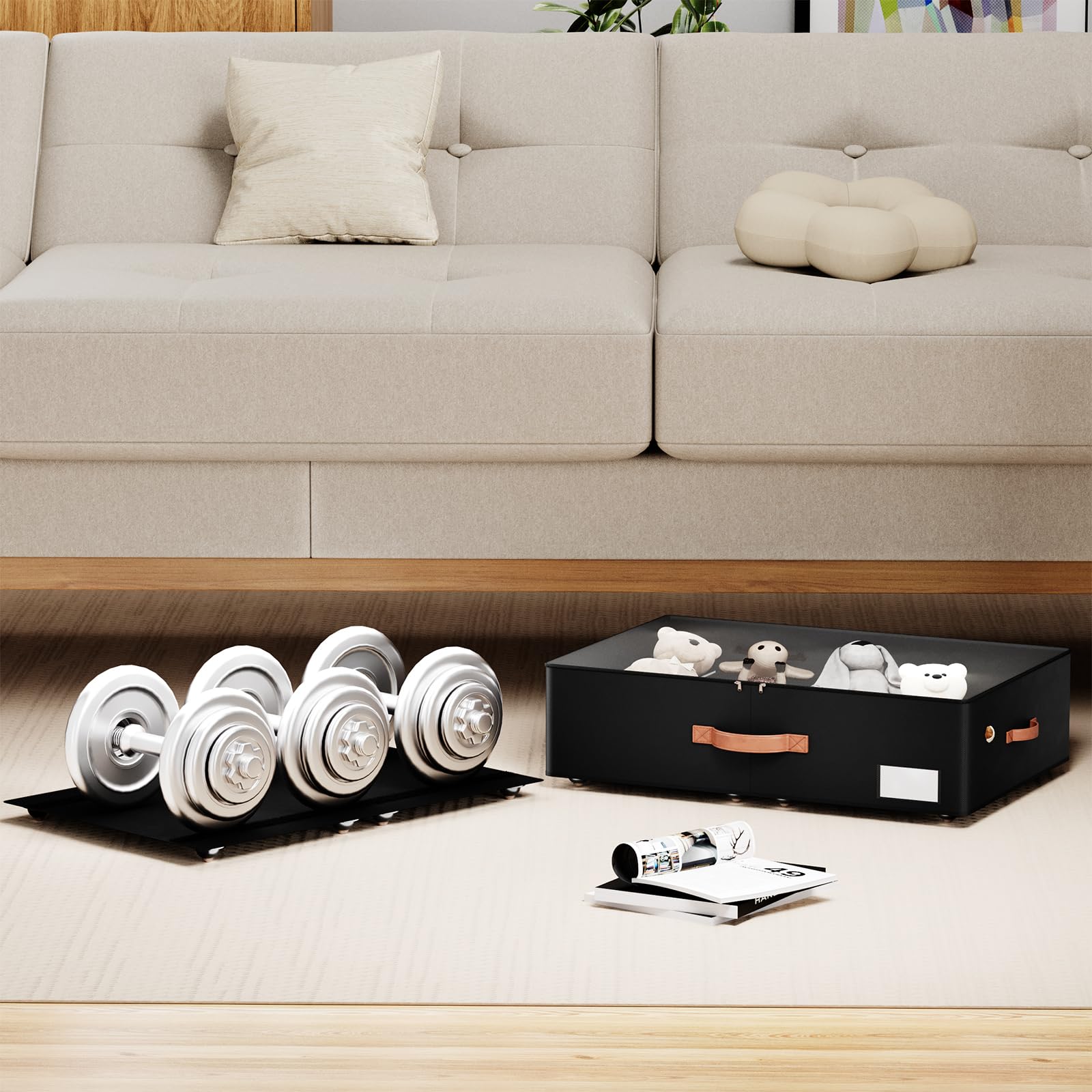 Underbed Storage With Wheels (2 Count)