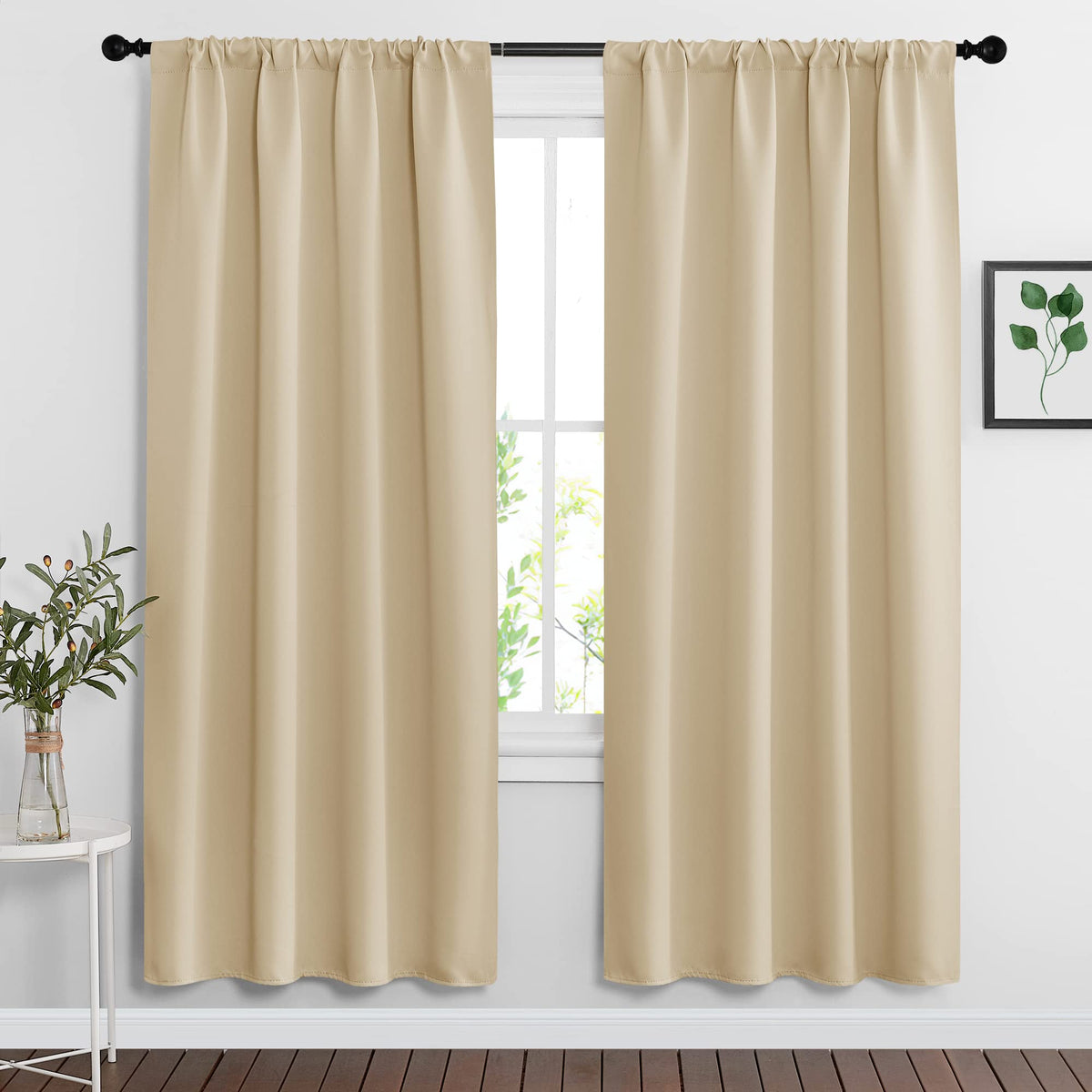 Curtains for Bedroom Living Room Nursery Office 72 inches Long