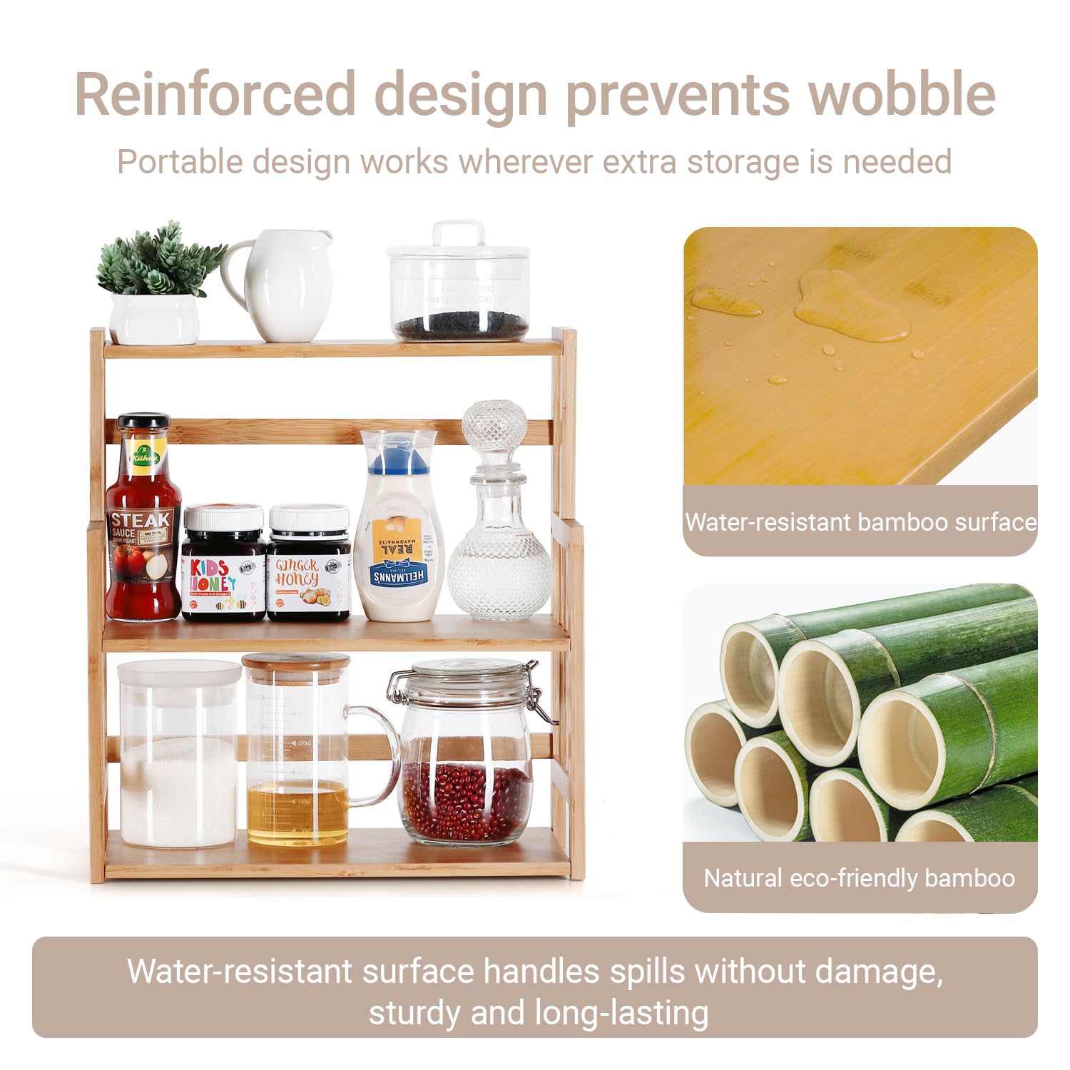 Bamboo Spice Rack 3