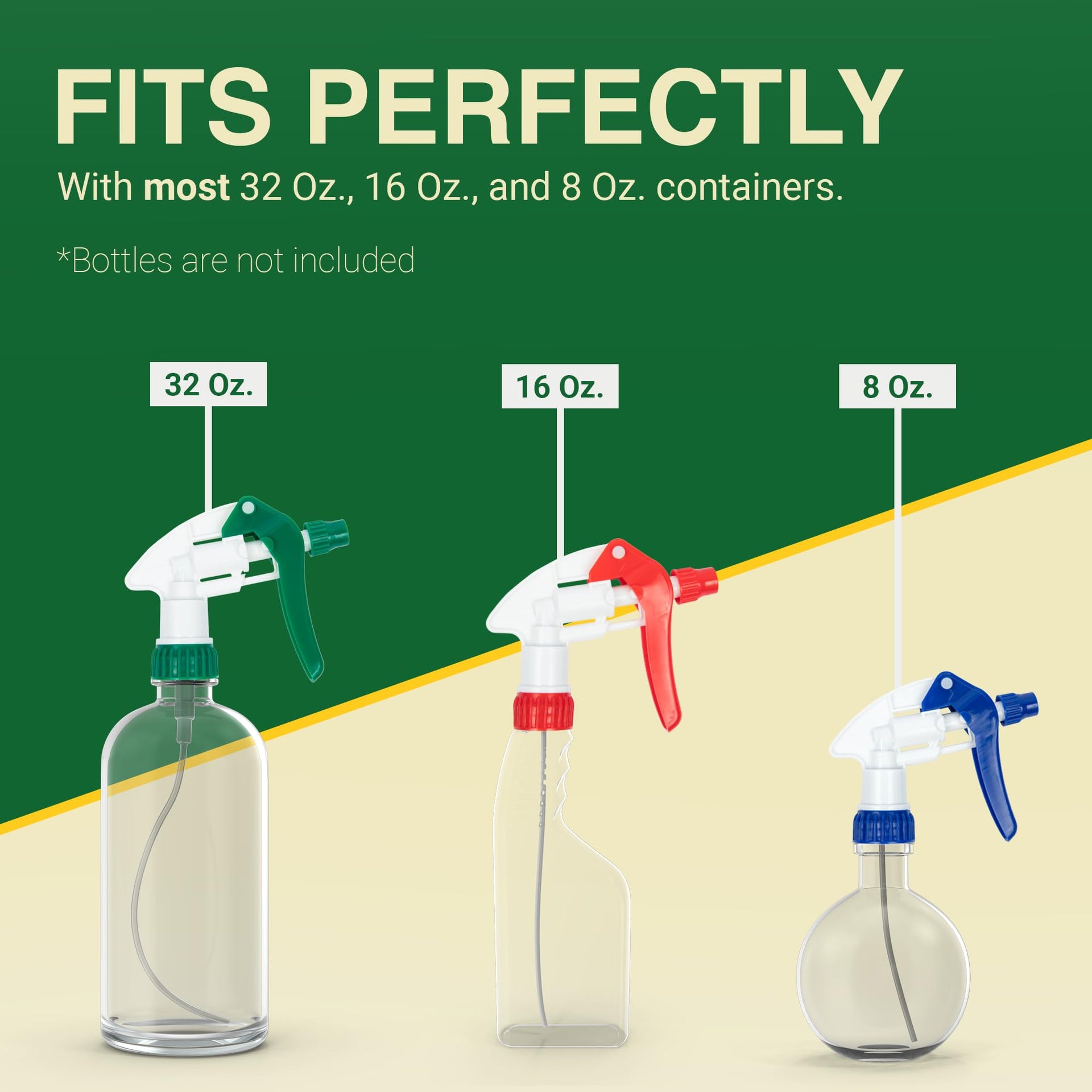 Spray Bottle Nozzle Replacement Tops (3 Count)