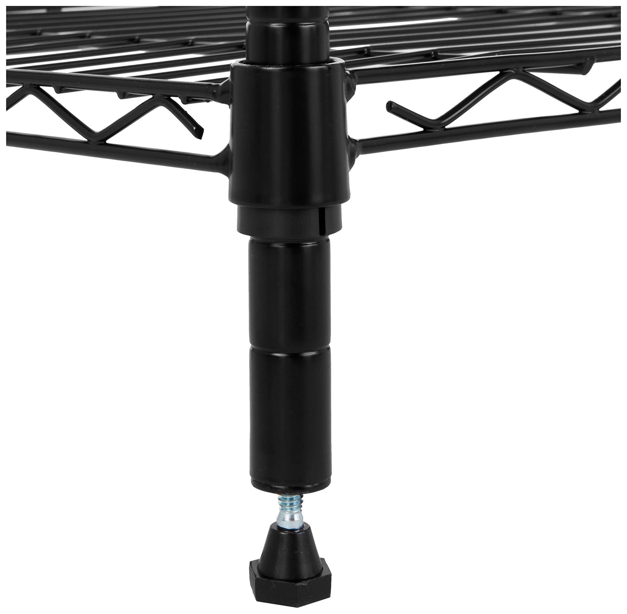 4 Shelf Adjustable Heavy Duty Steel Wire Rack Storage Shelving