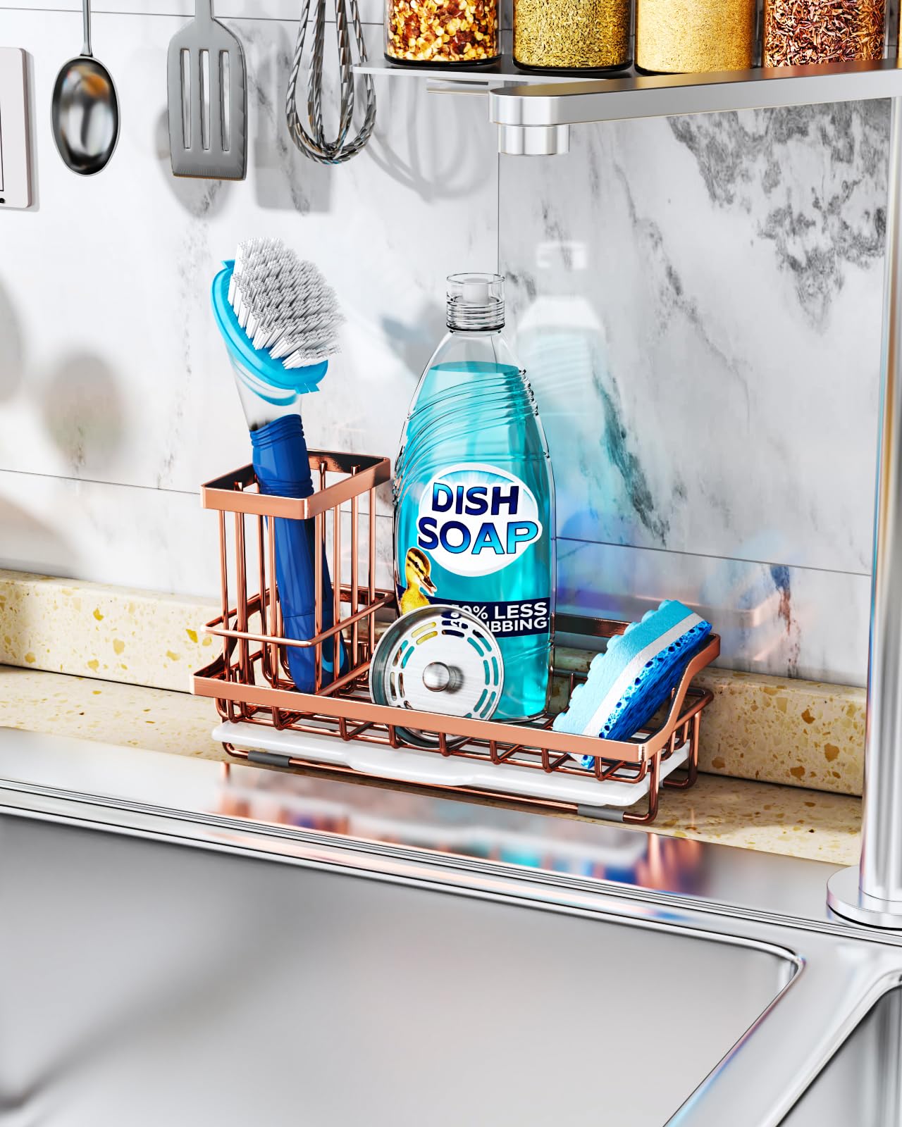 Sponge Holder for Kitchen Sink