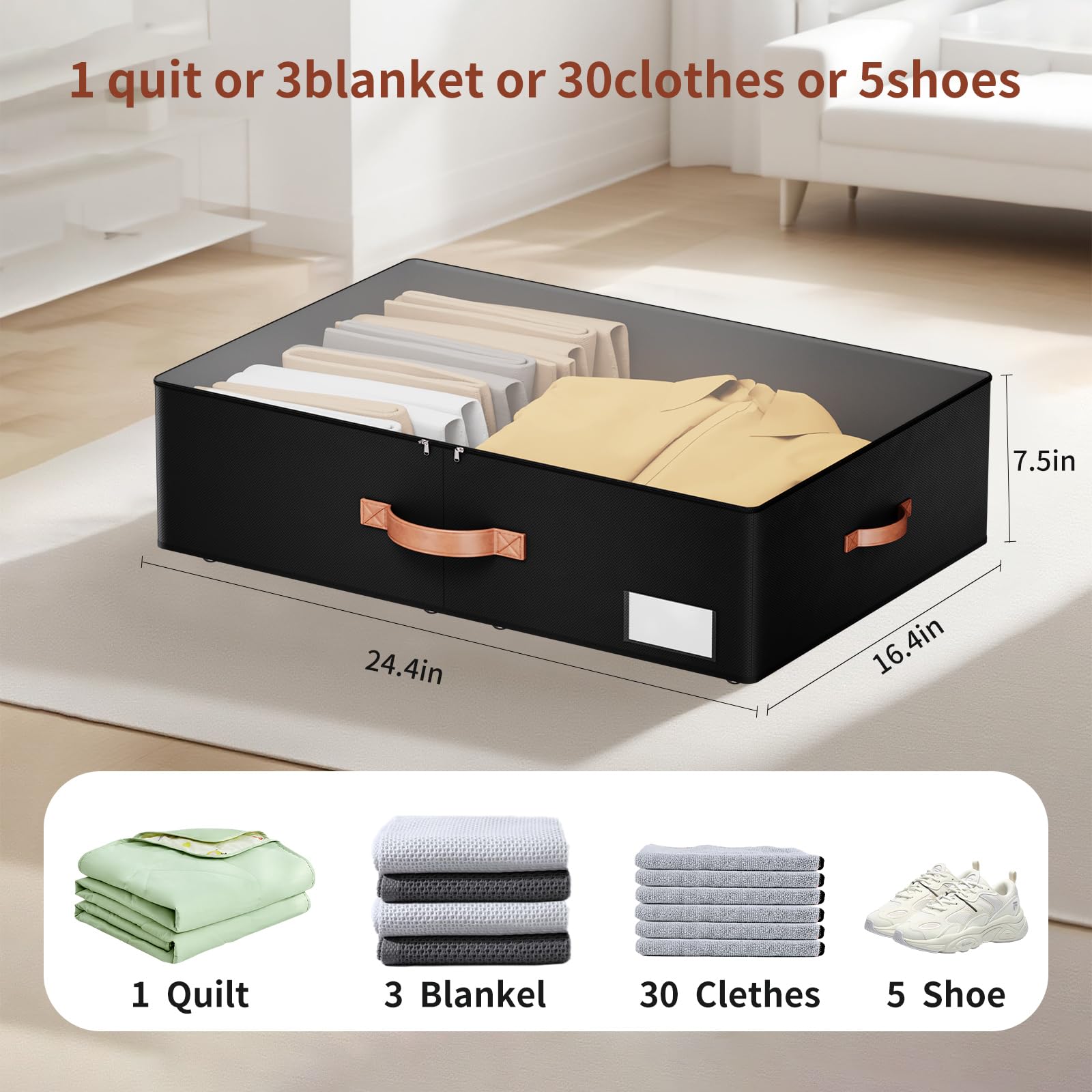 Underbed Storage With Wheels (2 Count)