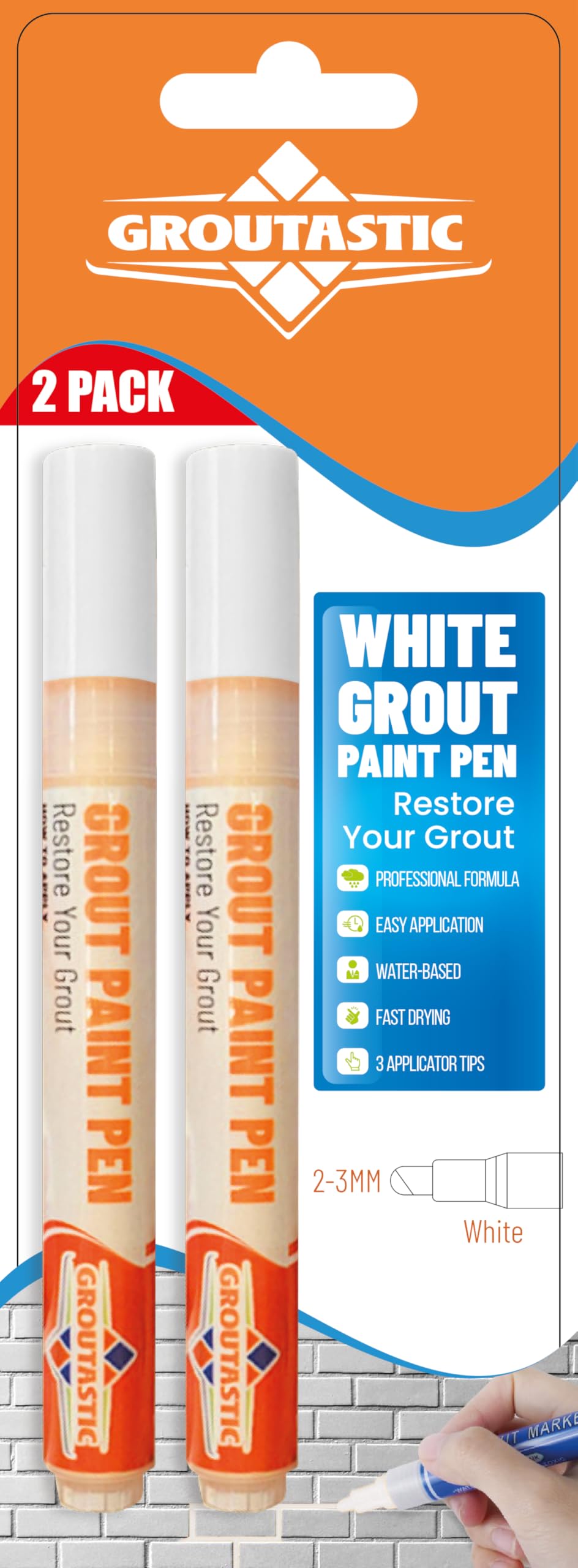 Grout Pen 2 Pack (2 Count)