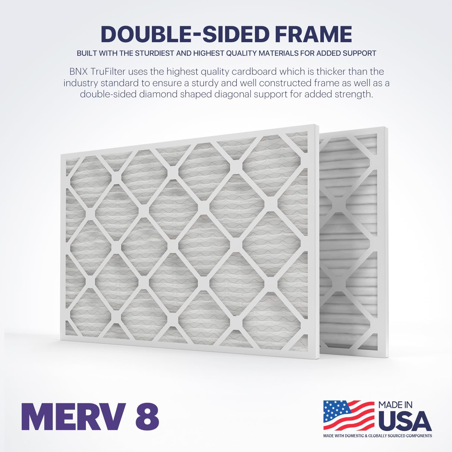 TruFilter 20x30x1 Air Filter MERV 8 (4 Count)