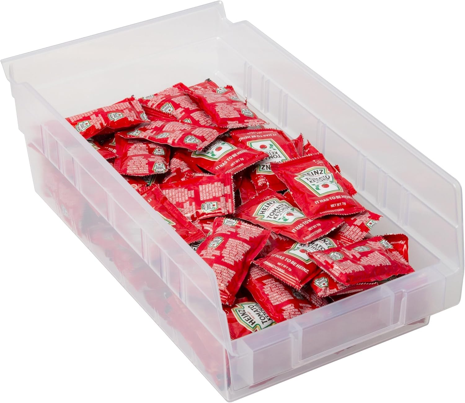 30130 Heavy Duty Plastic Shelf Bins (12 Count)